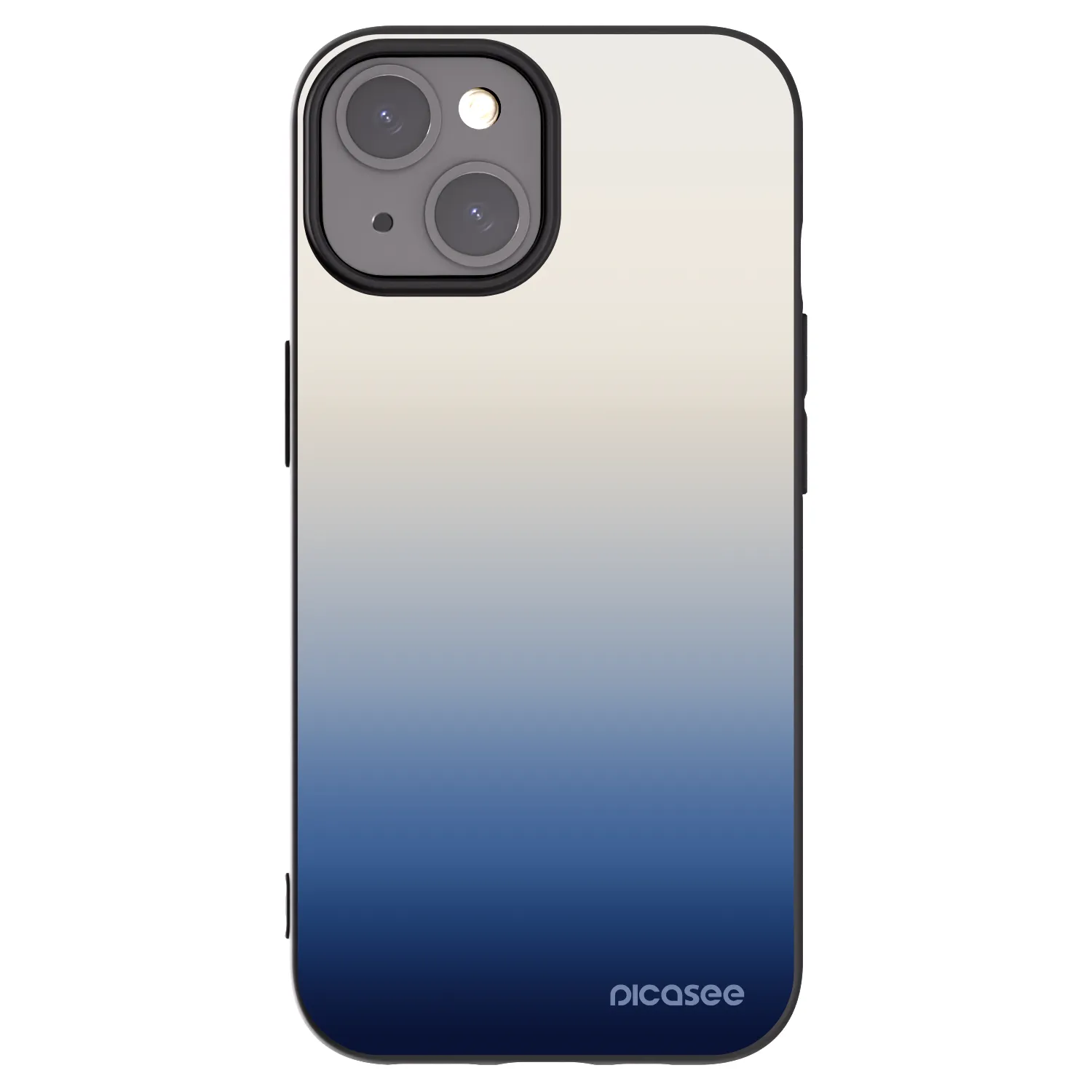 Picasee silikónový čierny obal pre Apple iPhone 15 - Gravity Fade