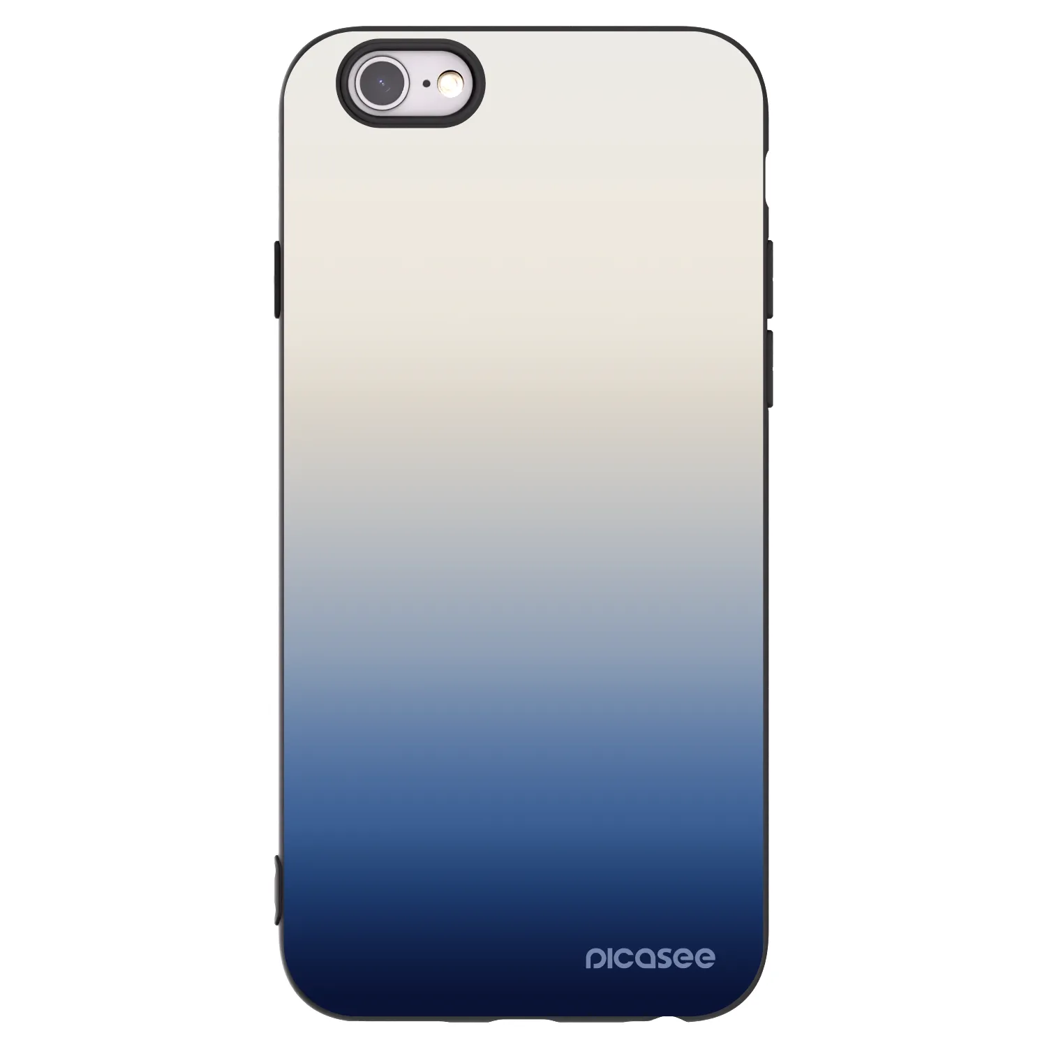 Picasee silikónový čierny obal pre Apple iPhone 6/6S - Gravity Fade
