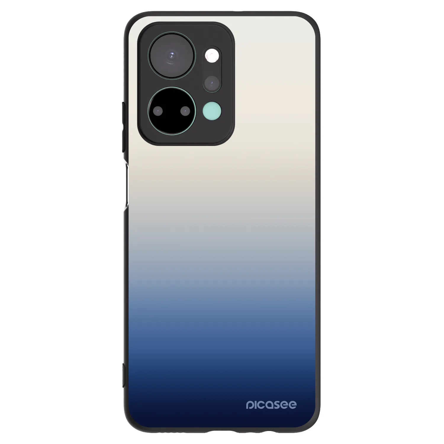 Picasee silikónový čierny obal pre Honor X7a - Gravity Fade