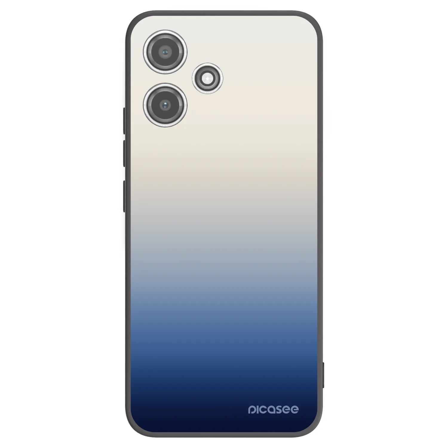 Picasee silikónový čierny obal pre Xiaomi Redmi 12 5G - Gravity Fade