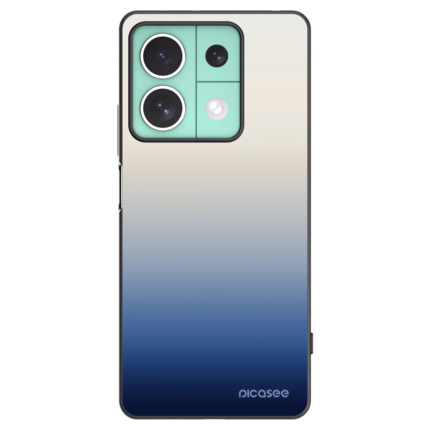 Picasee silikónový čierny obal pre Xiaomi Redmi Note 13 5G - Gravity Fade