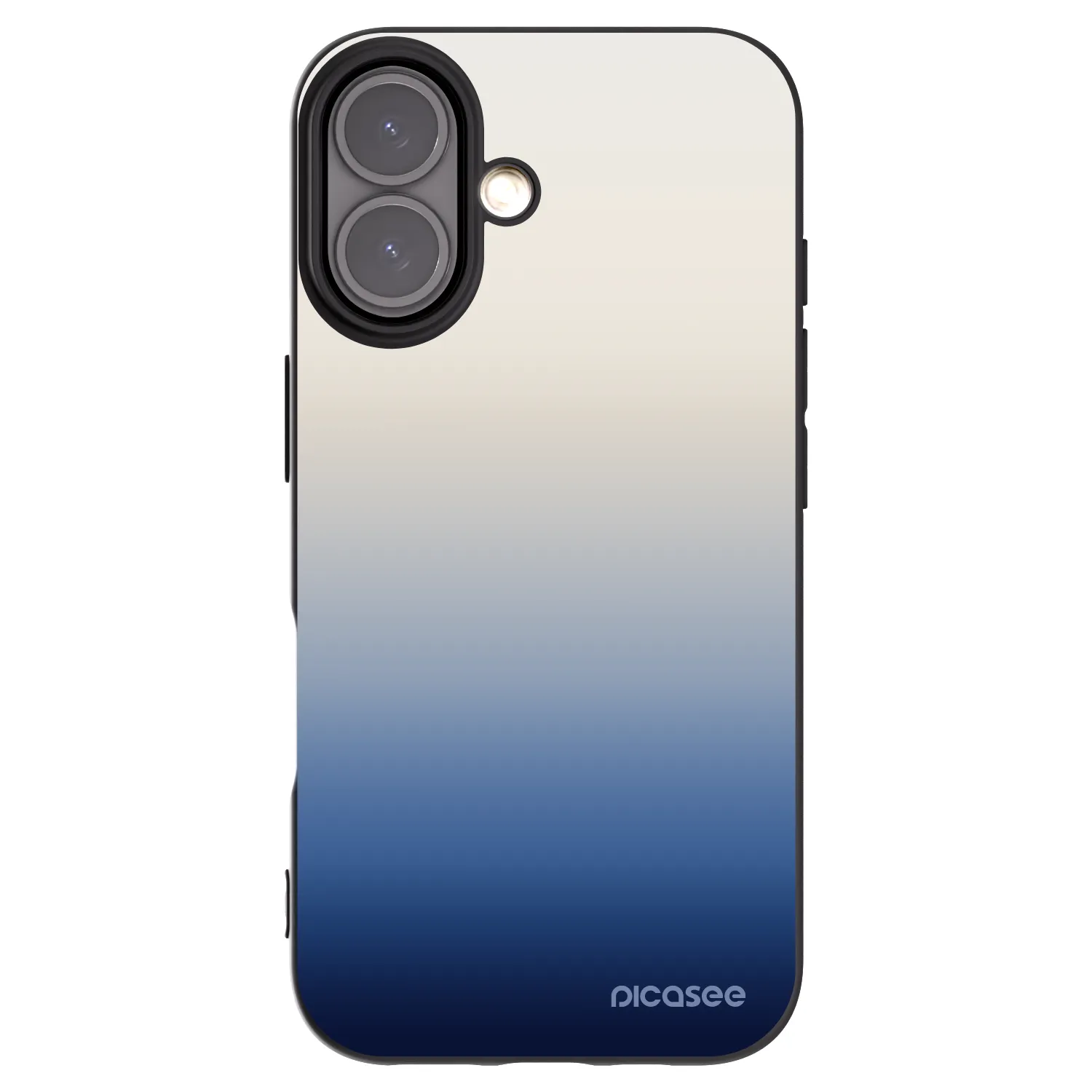 Picasee silikónový čierny obal pre Apple iPhone 16 - Gravity Fade