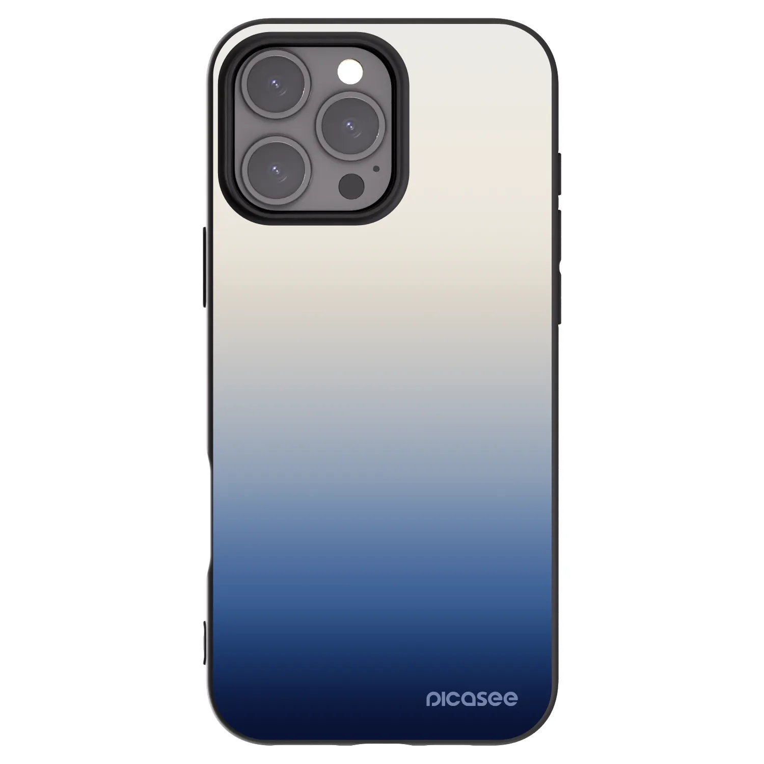 Picasee silikónový čierny obal pre Apple iPhone 16 Pro Max - Gravity Fade