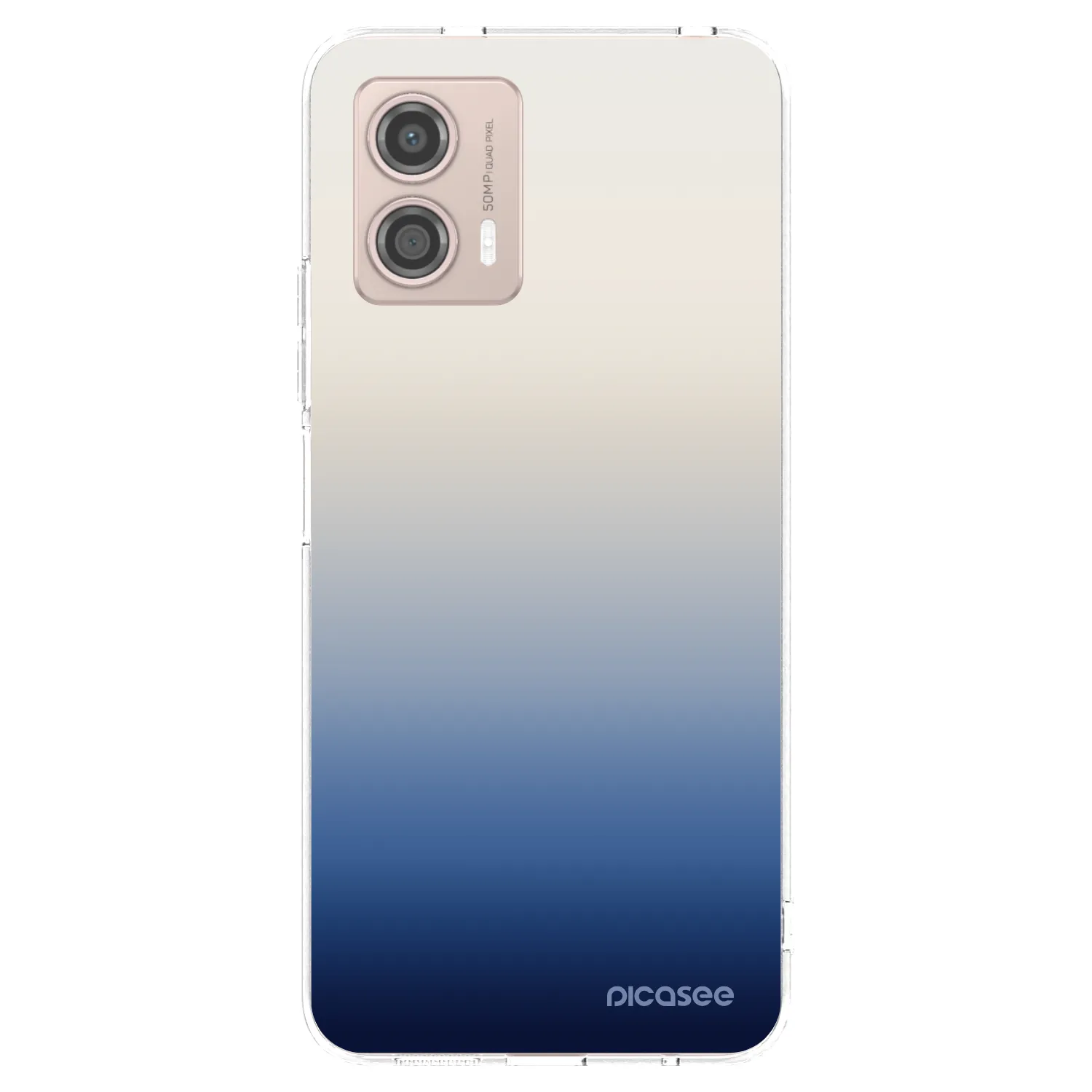 Picasee silikónový prehľadný obal pre Motorola Moto G53 5G - Gravity Fade