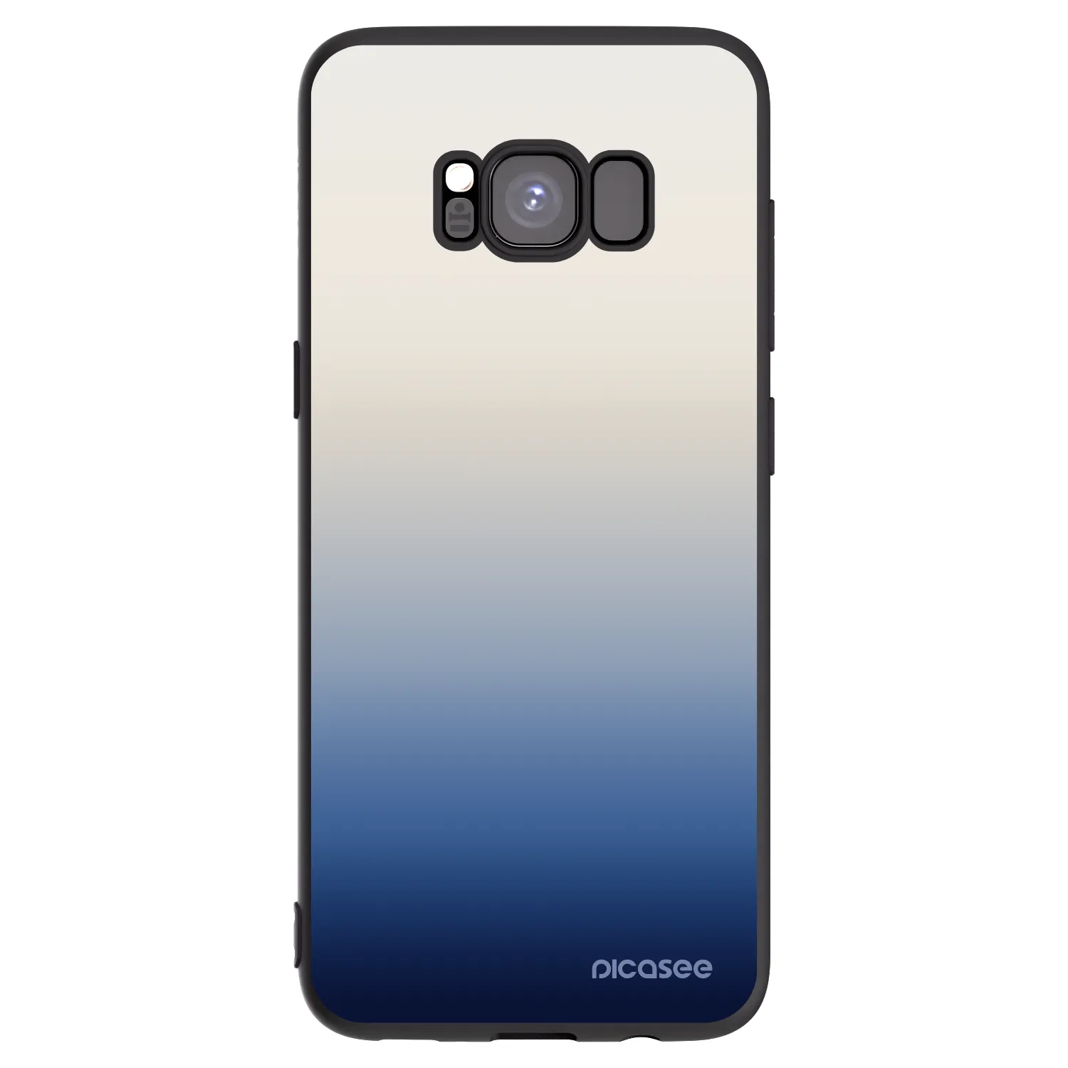 Picasee silikónový čierny obal pre Samsung Galaxy S8 G950F - Gravity Fade