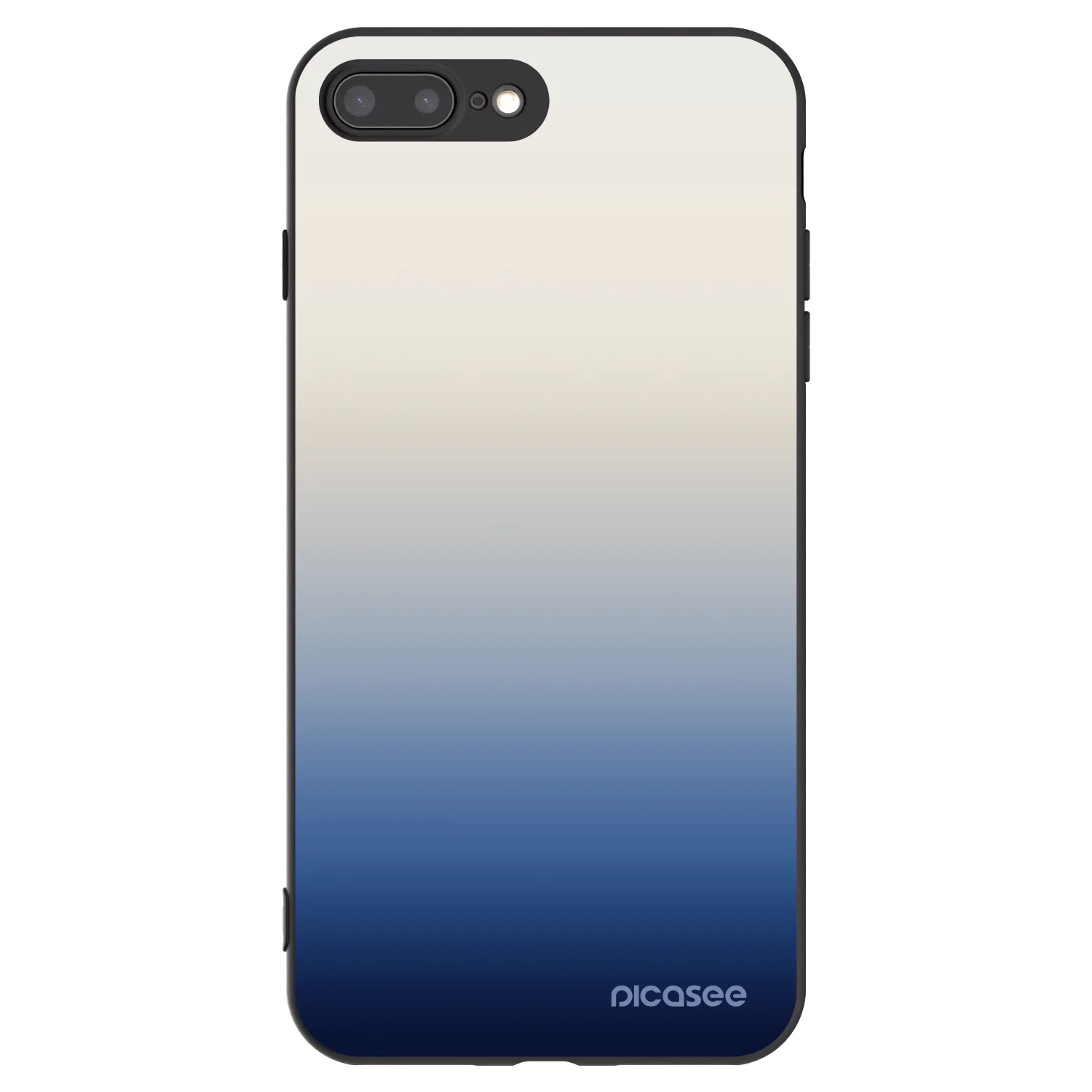 Picasee silikónový čierny obal pre Apple iPhone 7 Plus - Gravity Fade