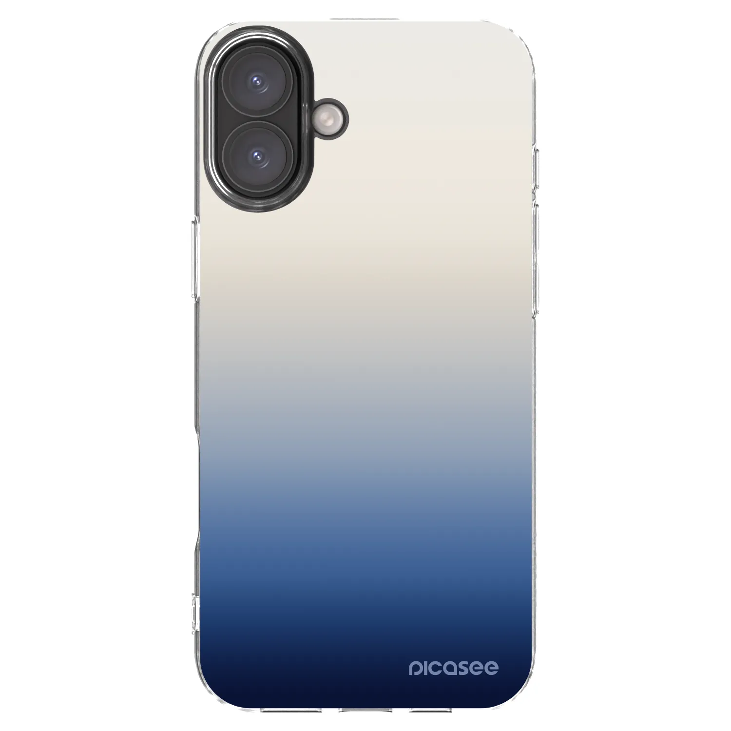 Picasee silikónový prehľadný obal pre Apple iPhone 16 Plus - Gravity Fade