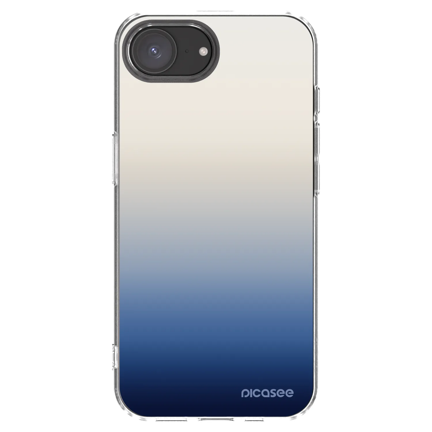 Picasee silikónový prehľadný obal pre Apple iPhone 16e - Gravity Fade