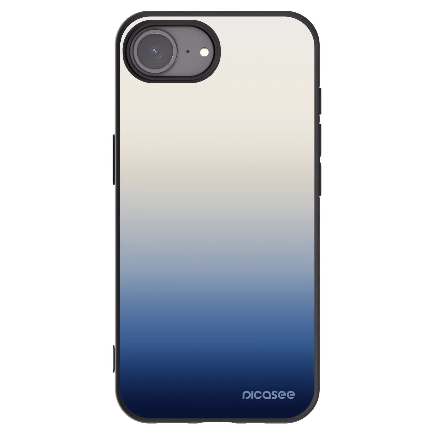 Picasee silikónový čierny obal pre Apple iPhone 16e - Gravity Fade