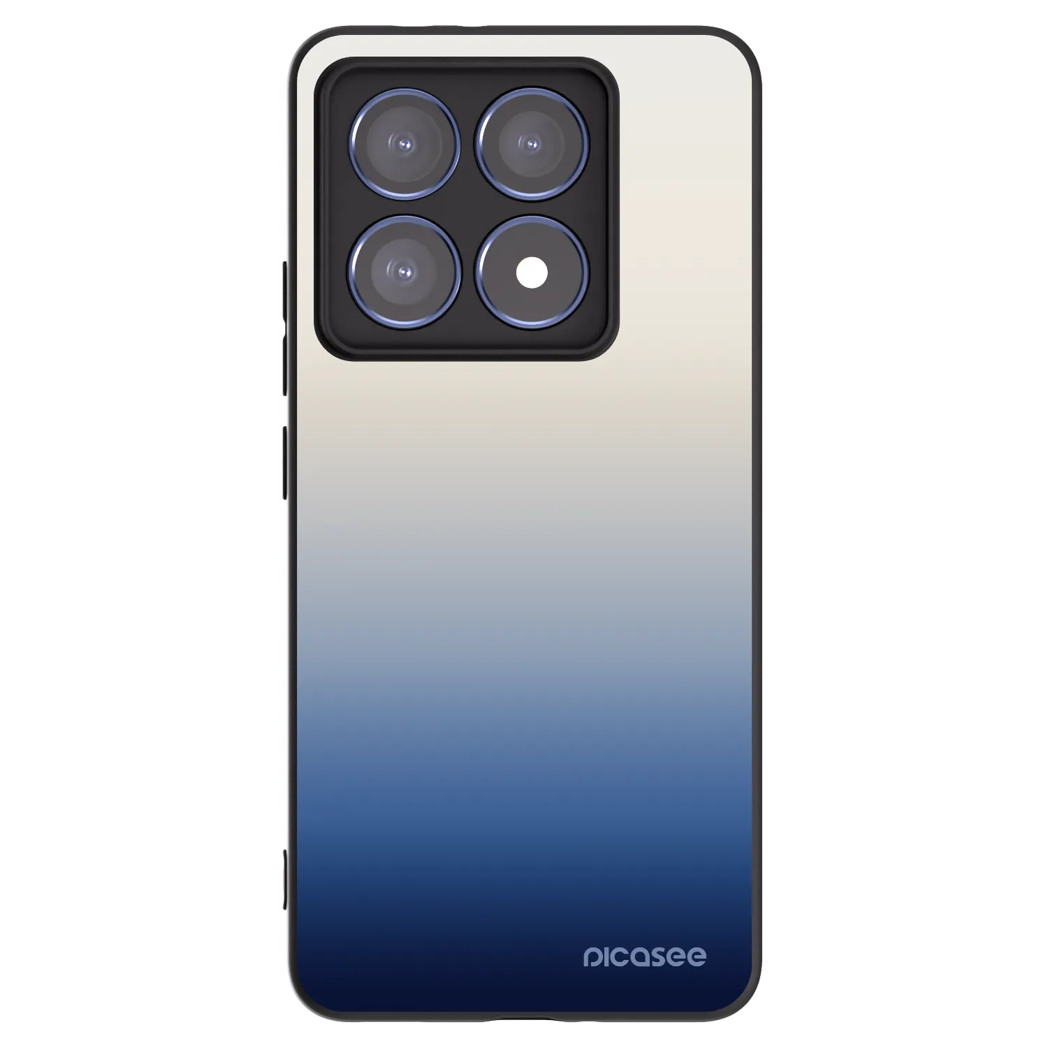 Picasee silikónový čierny obal pre Xiaomi 14T Pro - Gravity Fade
