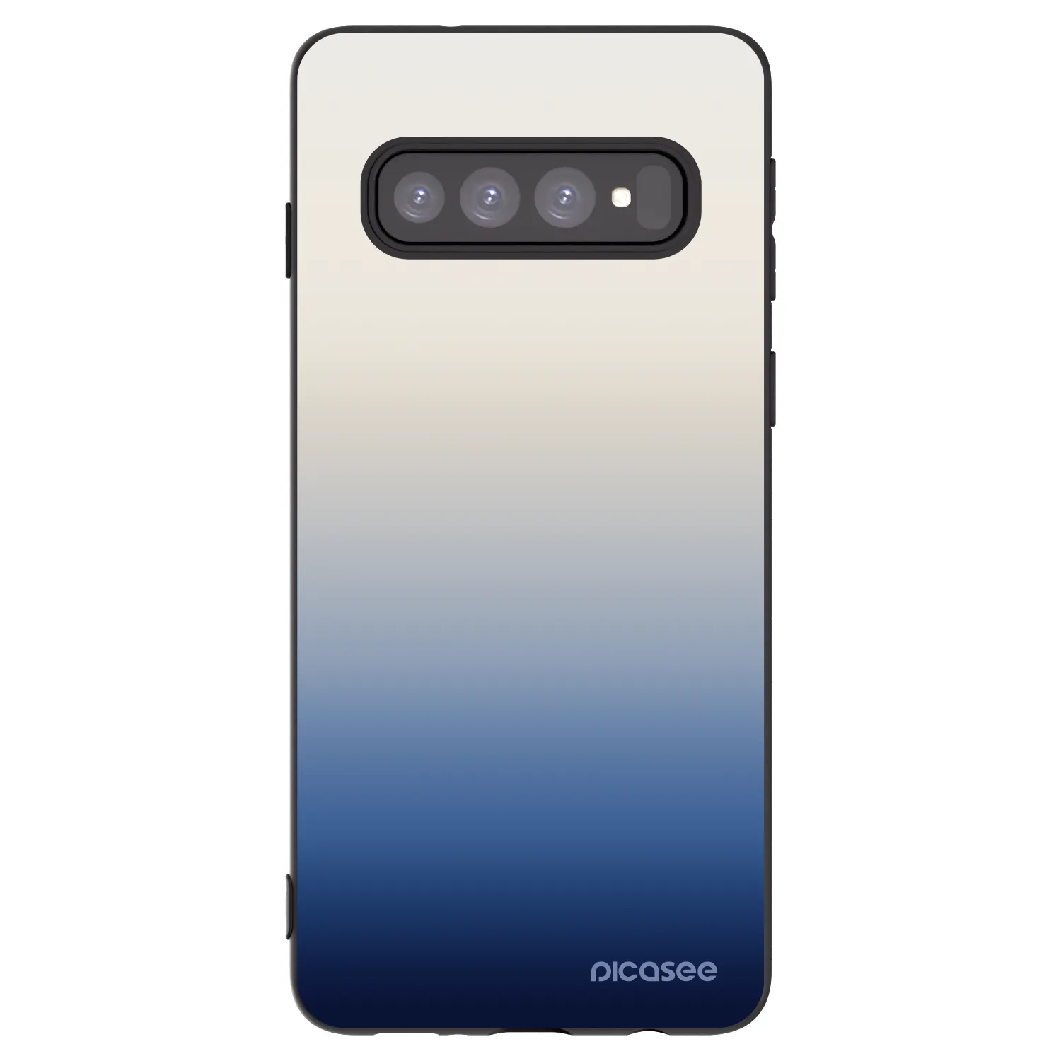 Picasee silikónový čierny obal pre Samsung Galaxy S10 G973 - Gravity Fade