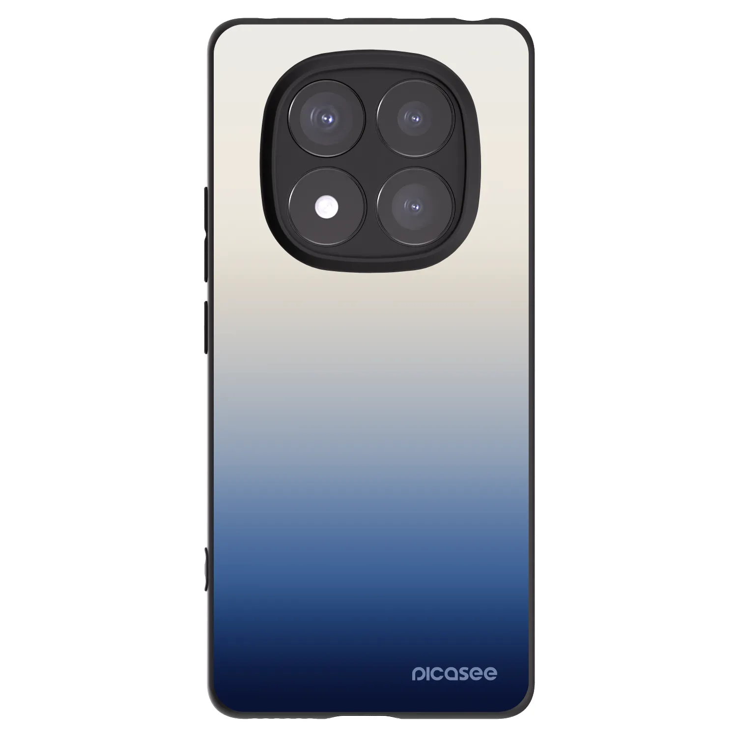 Picasee silikónový čierny obal pre Xiaomi Redmi Note 14 Pro+ 5G - Gravity Fade