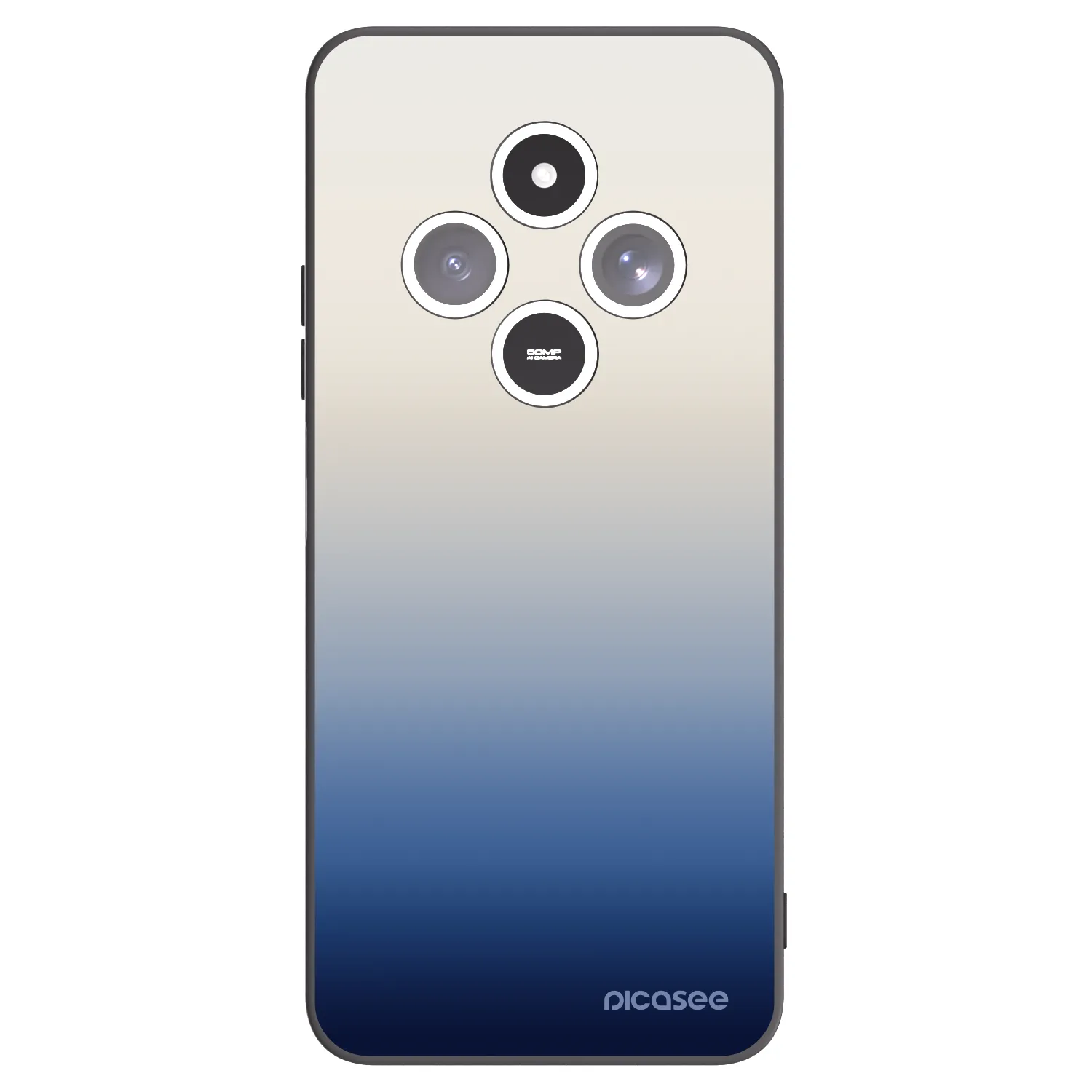 Picasee silikónový čierny obal pre Xiaomi Redmi 14C - Gravity Fade
