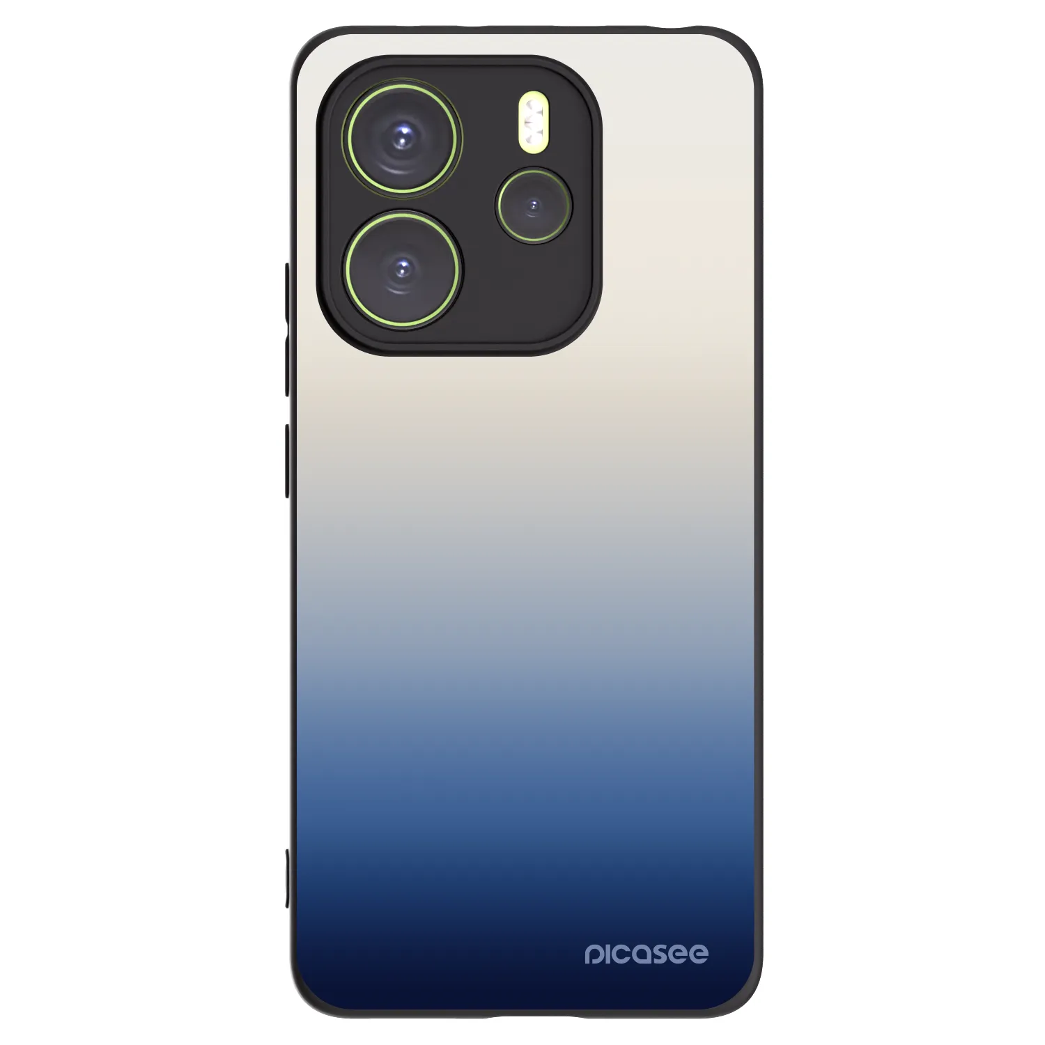 Picasee silikónový čierny obal pre Xiaomi Redmi Note 14 4G - Gravity Fade