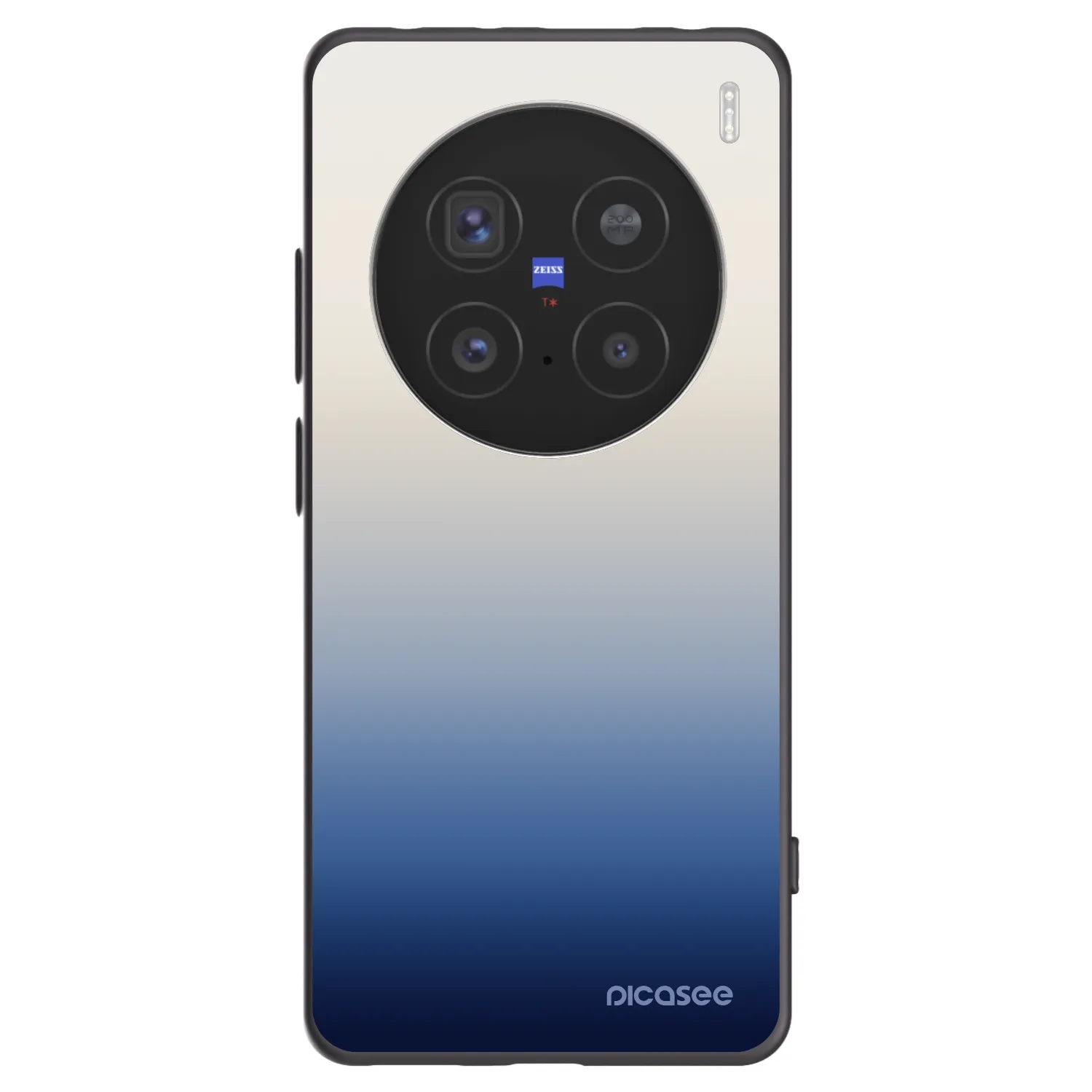 Picasee silikónový čierny obal pre Vivo X200 Pro - Gravity Fade