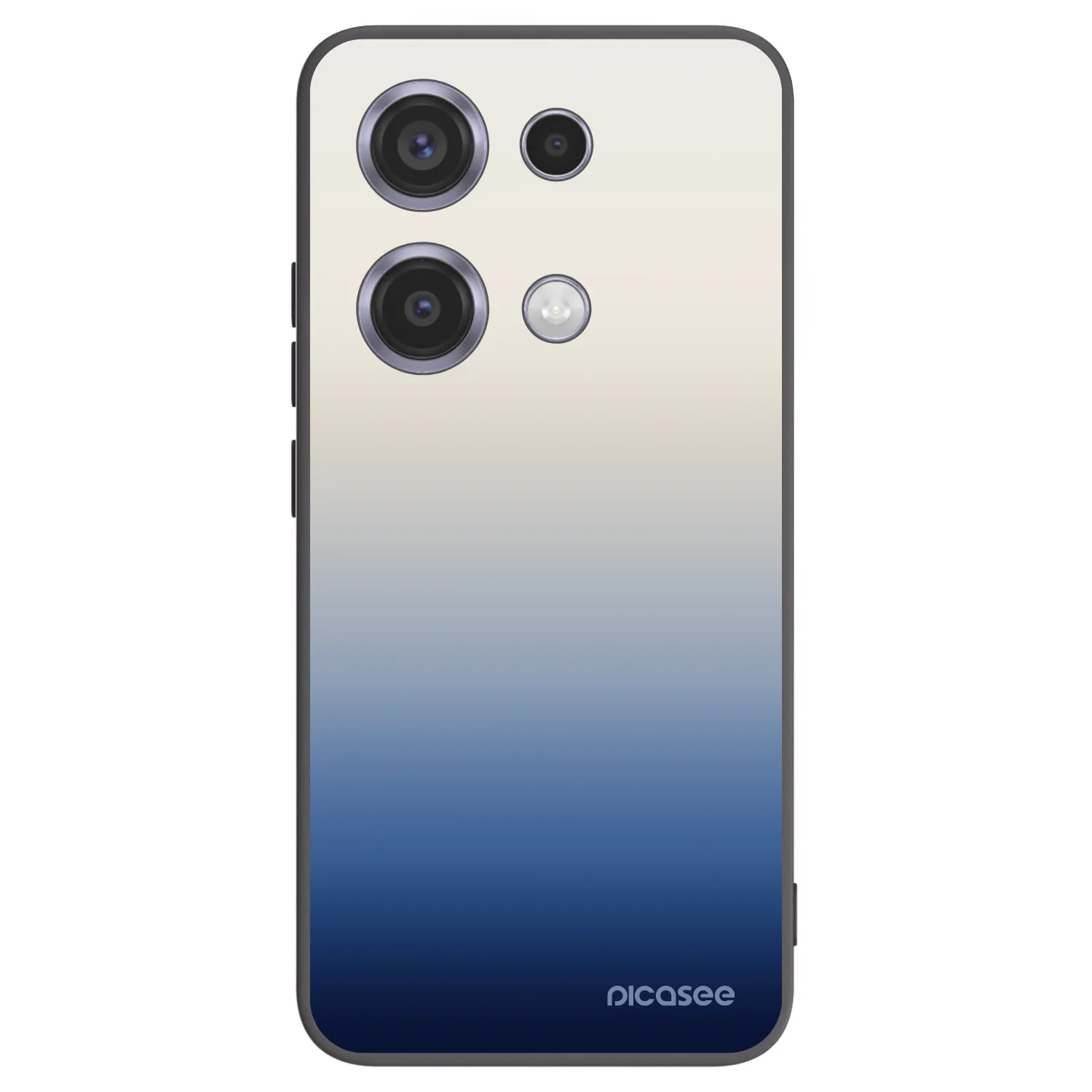 Picasee silikónový čierny obal pre Xiaomi Redmi Note 14S - Gravity Fade