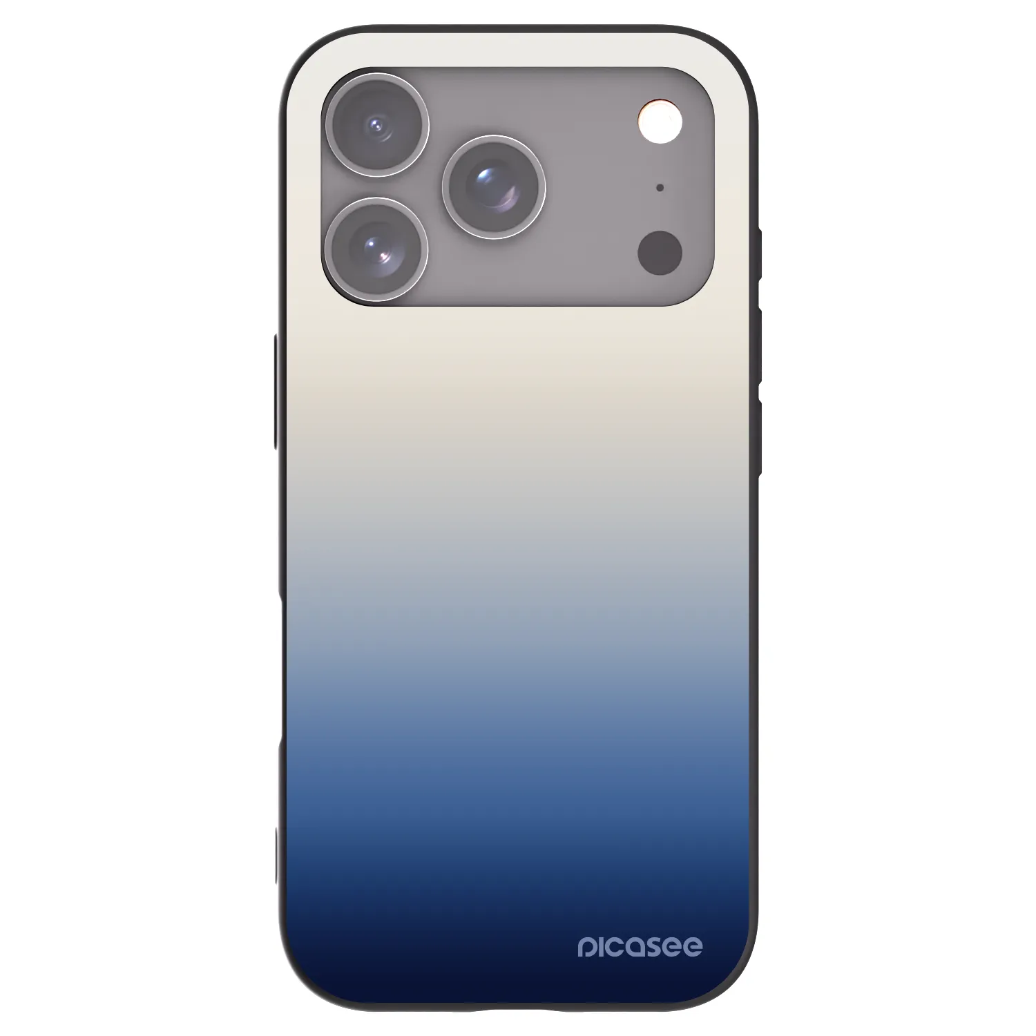 Picasee silikónový čierny obal pre Apple iPhone 17 Pro - Gravity Fade