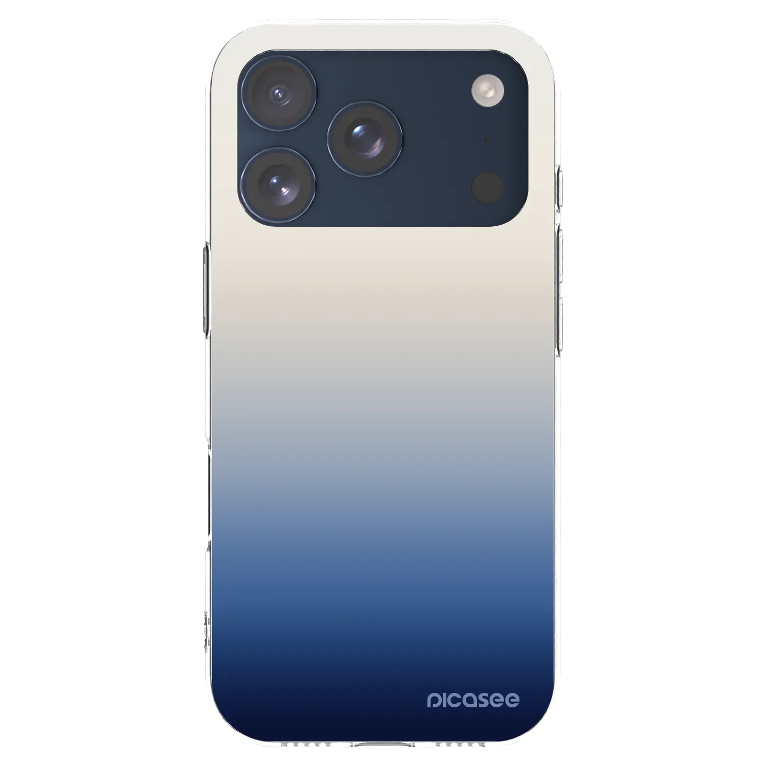 Picasee silikónový prehľadný obal pre Apple iPhone 17 Pro - Gravity Fade