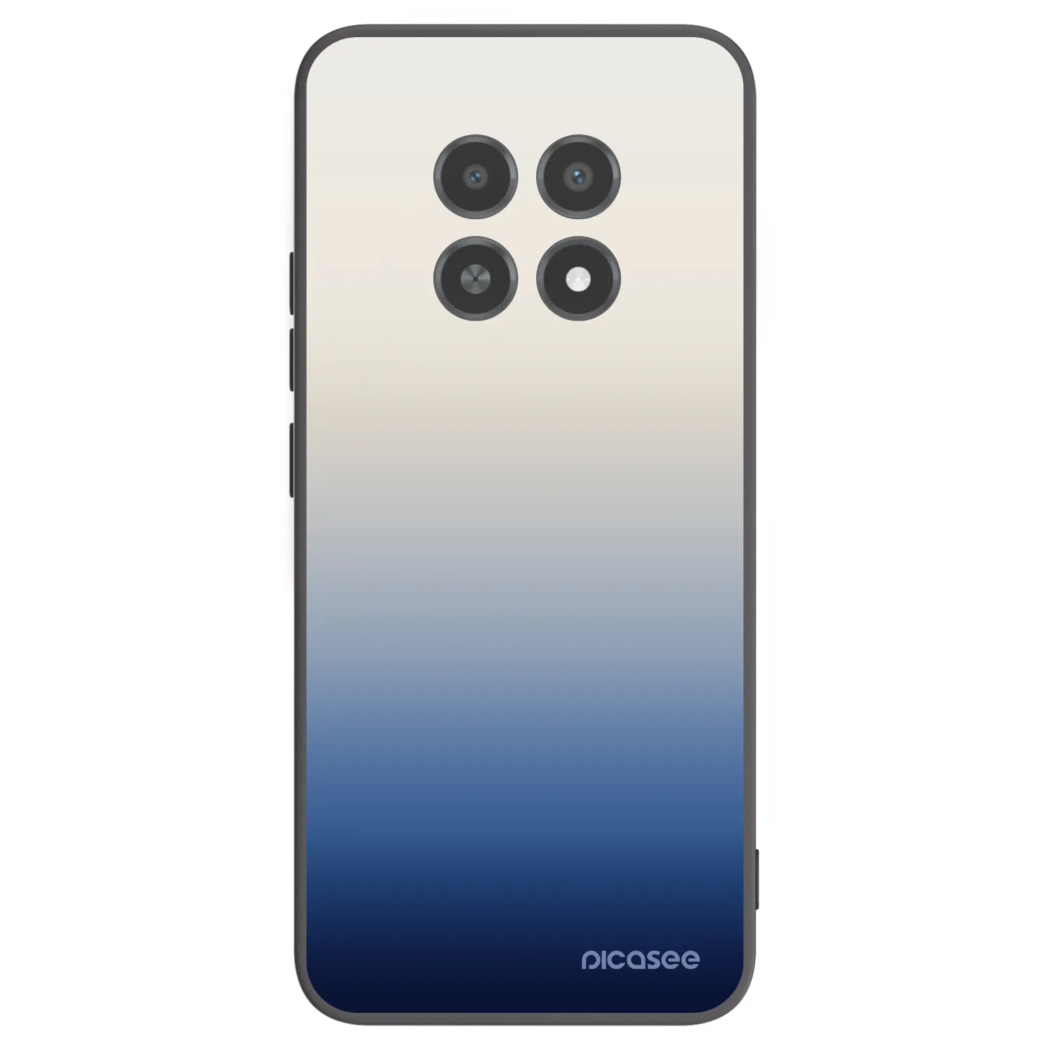 Picasee silikónový čierny obal pre Realme 12X - Gravity Fade