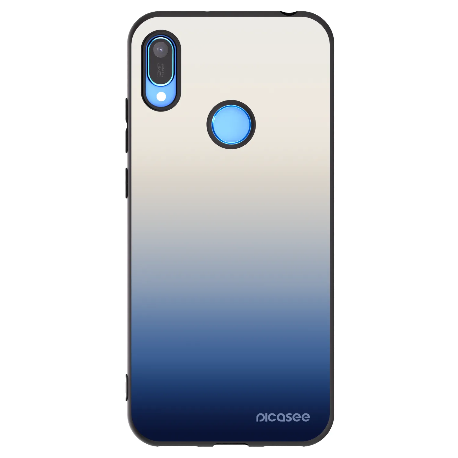 Picasee silikónový čierny obal pre Huawei Y6 2019 - Gravity Fade