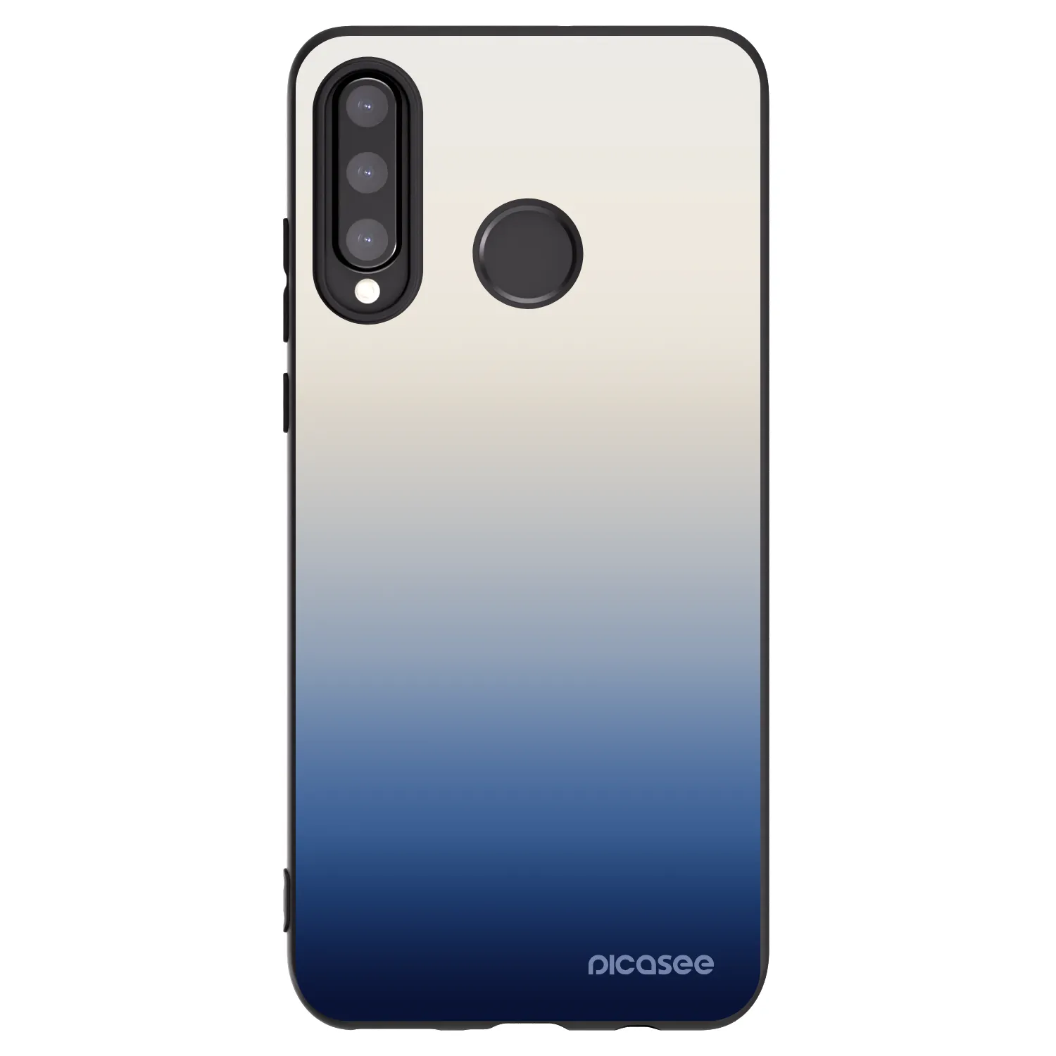 Picasee silikónový čierny obal pre Huawei P30 Lite - Gravity Fade