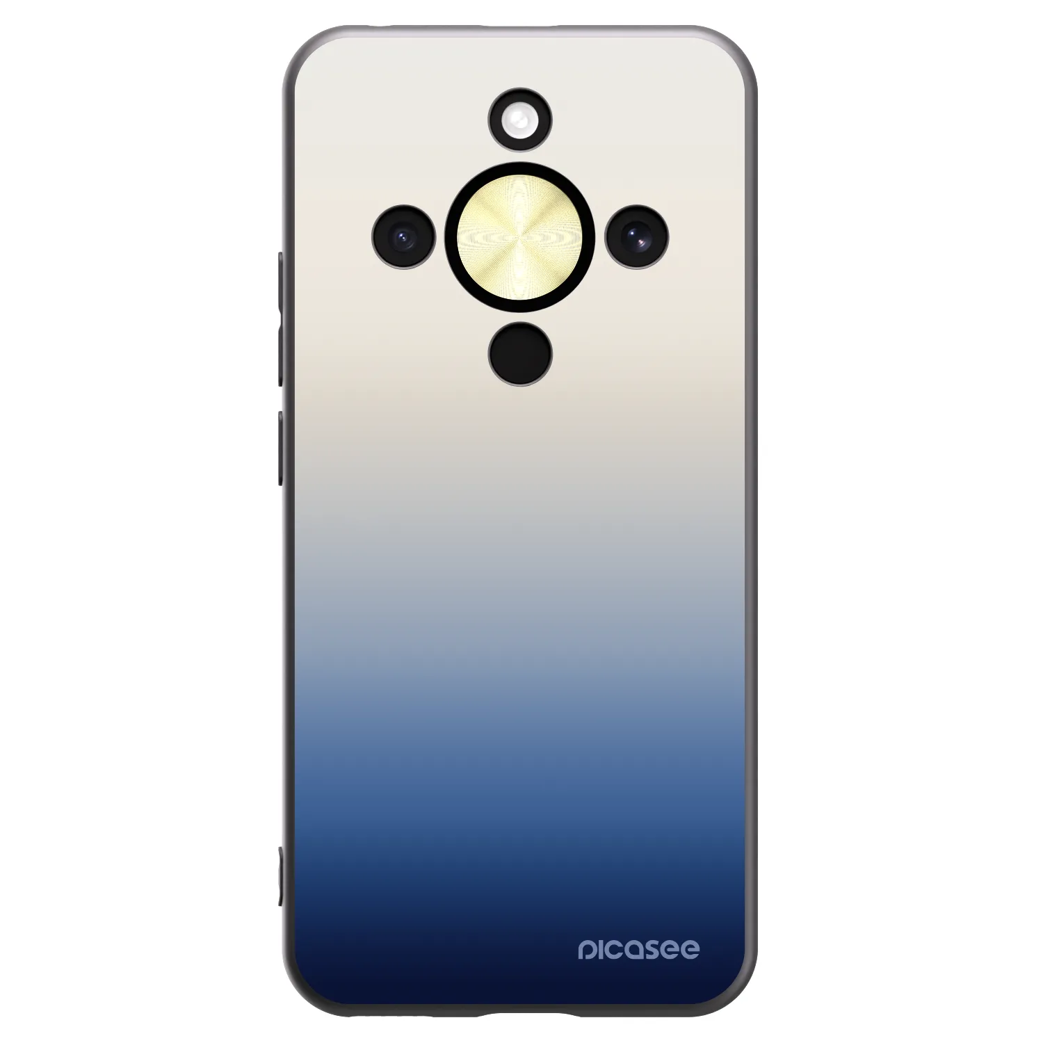 Picasee silikónový čierny obal pre Honor Magic8 Lite 5G - Gravity Fade