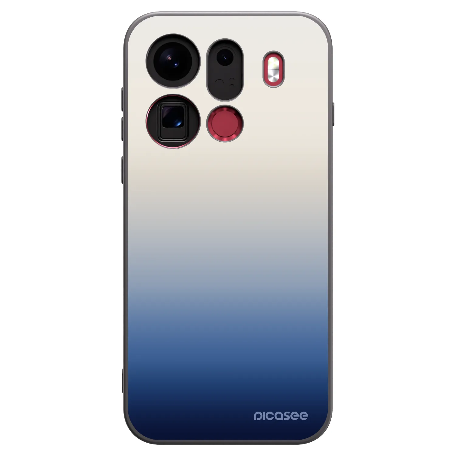 Picasee silikónový čierny obal pre OPPO Find X9 Pro - Gravity Fade
