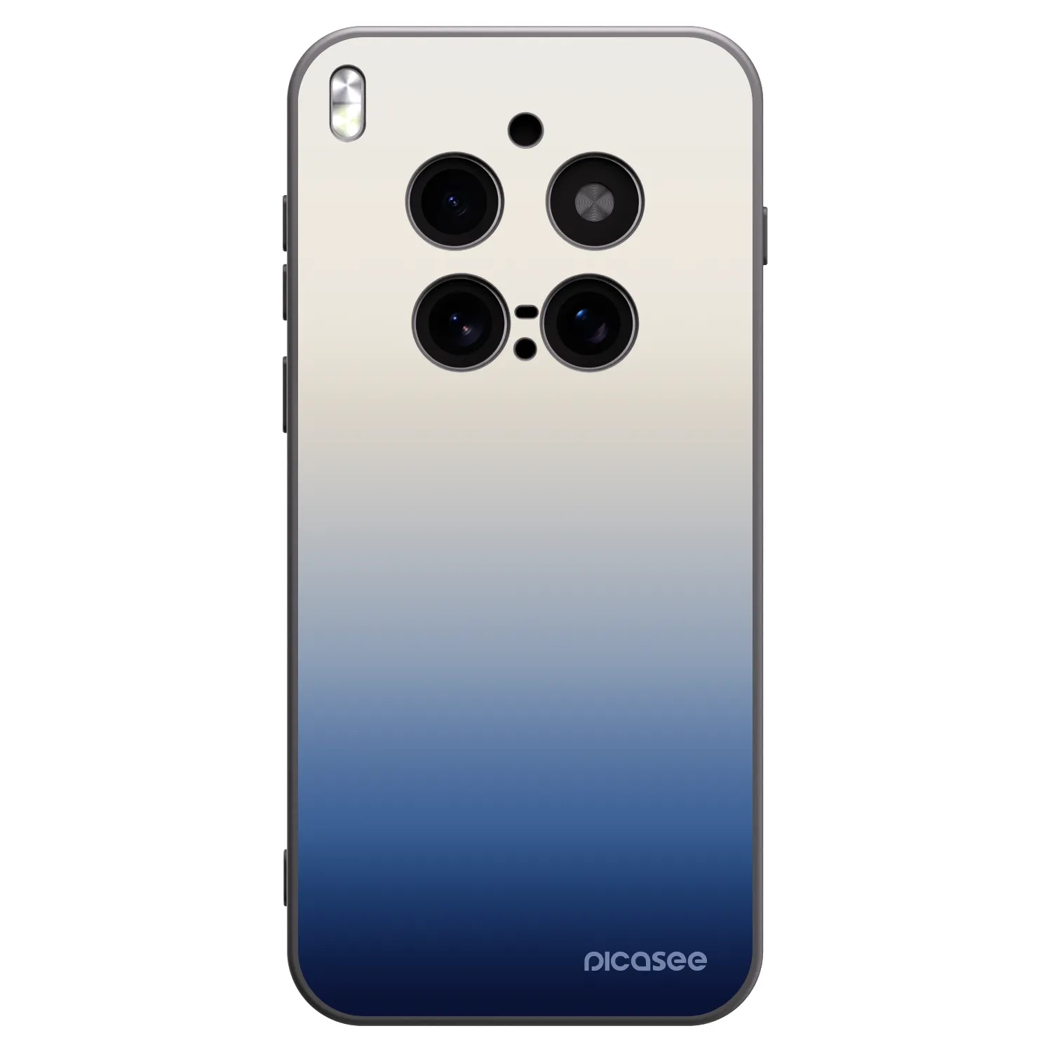 Picasee silikónový čierny obal pre Vivo X300 Pro - Gravity Fade