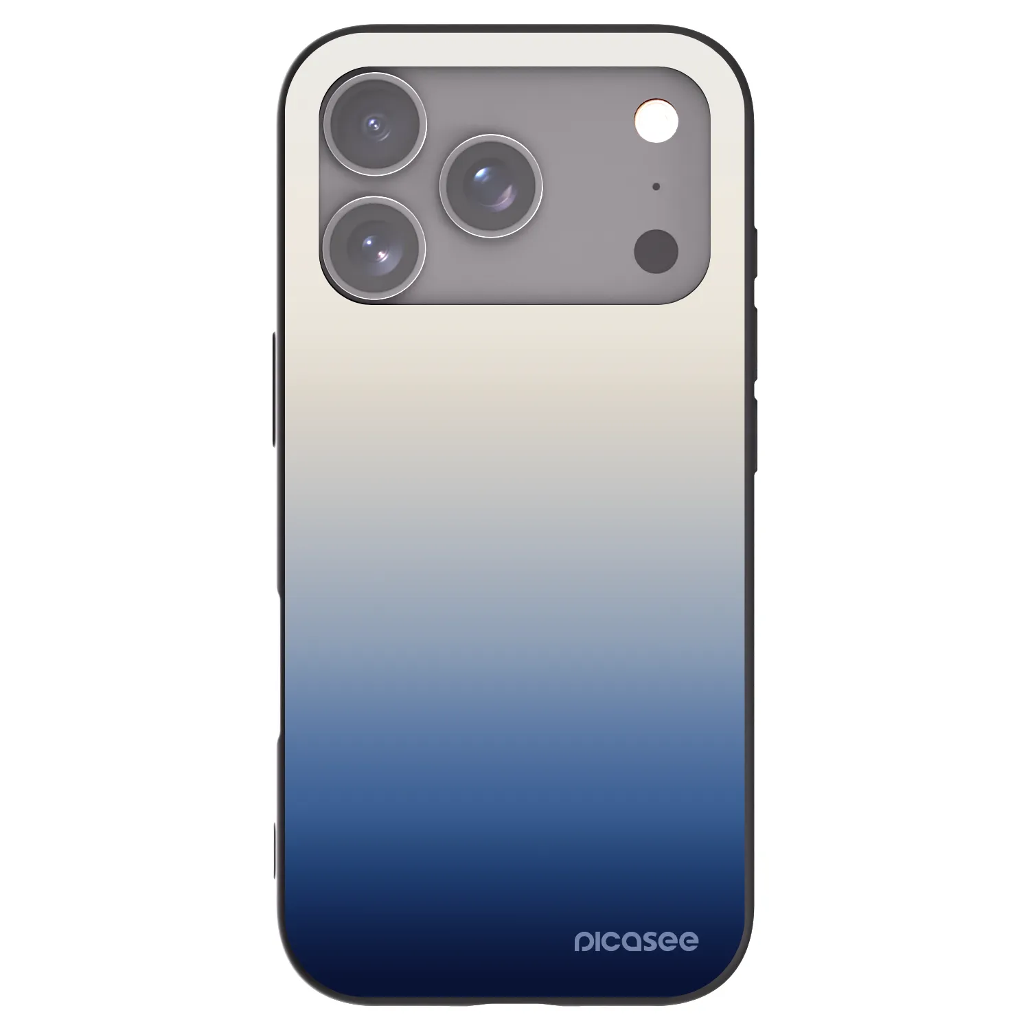 Picasee silikónový čierny obal pre Apple iPhone 18 Pro - Gravity Fade