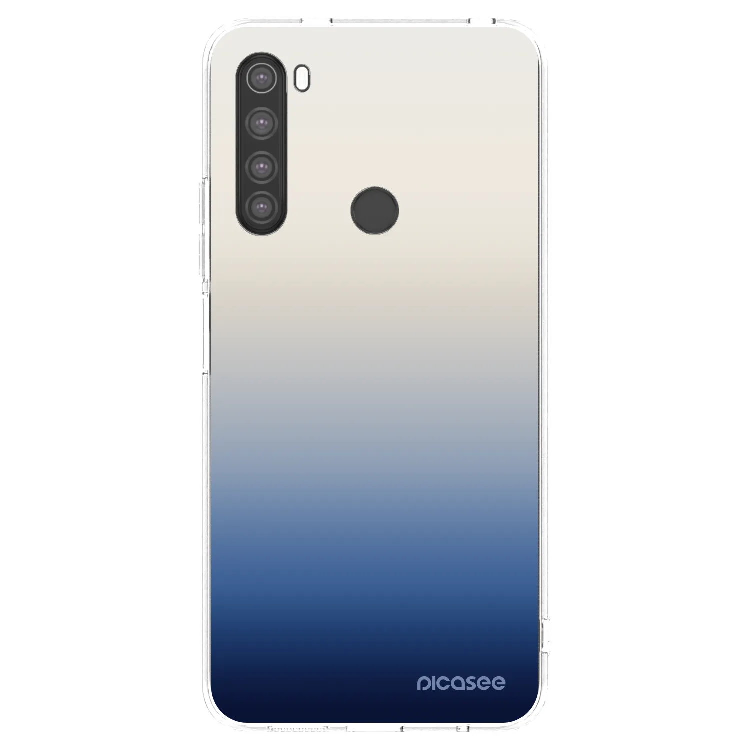 Picasee silikónový prehľadný obal pre Xiaomi Redmi Note 8 - Gravity Fade