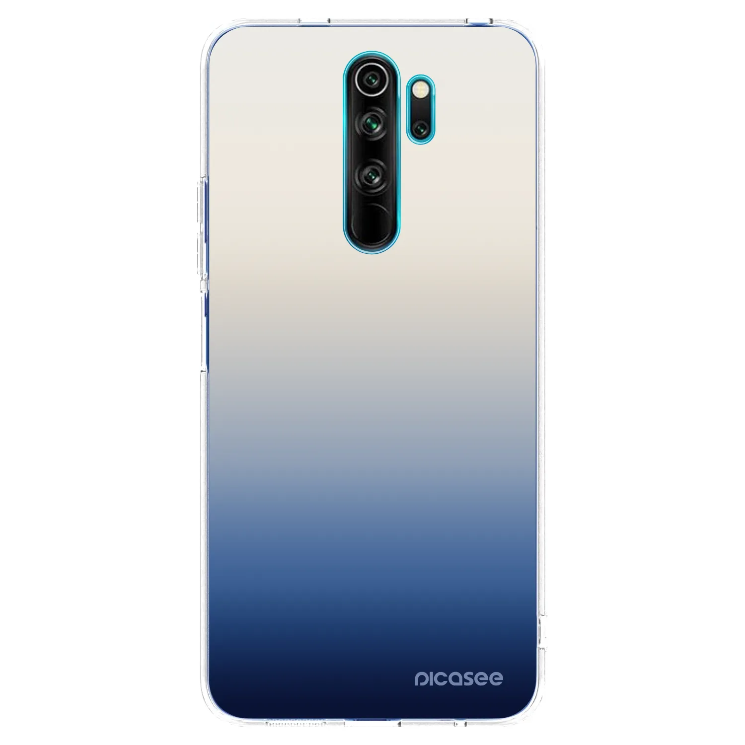 Picasee silikónový prehľadný obal pre Xiaomi Redmi Note 8 Pro - Gravity Fade