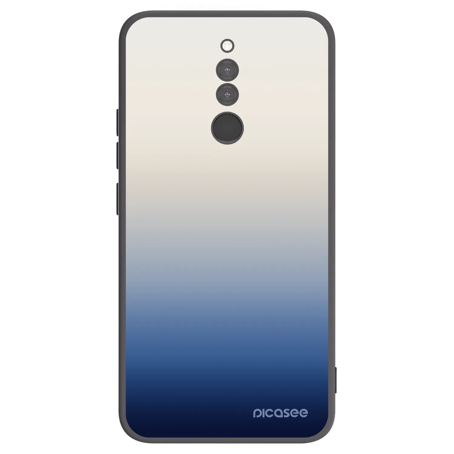 Picasee silikónový čierny obal pre Xiaomi Redmi 8 - Gravity Fade