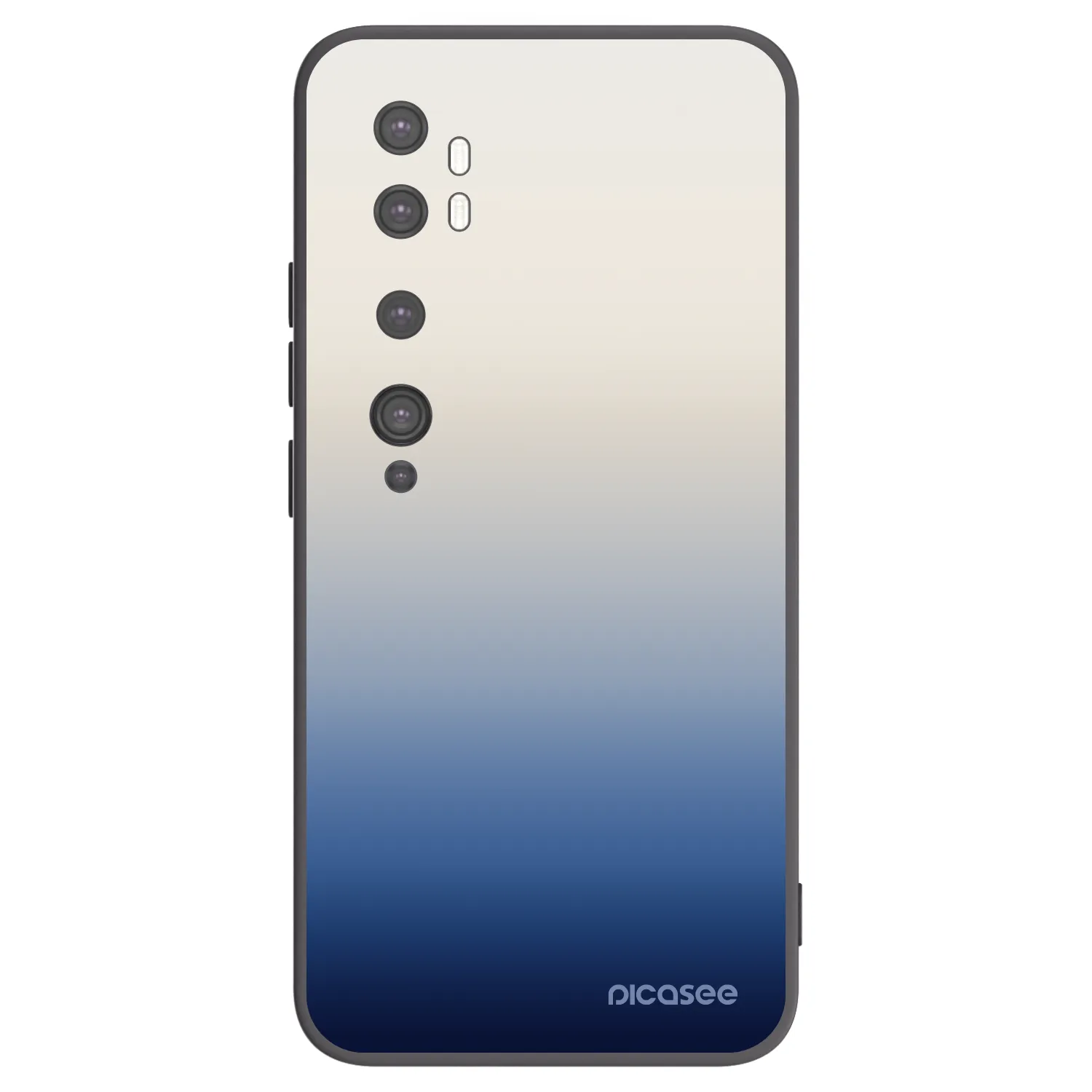 Picasee silikónový čierny obal pre Xiaomi Mi Note 10 (Pro) - Gravity Fade
