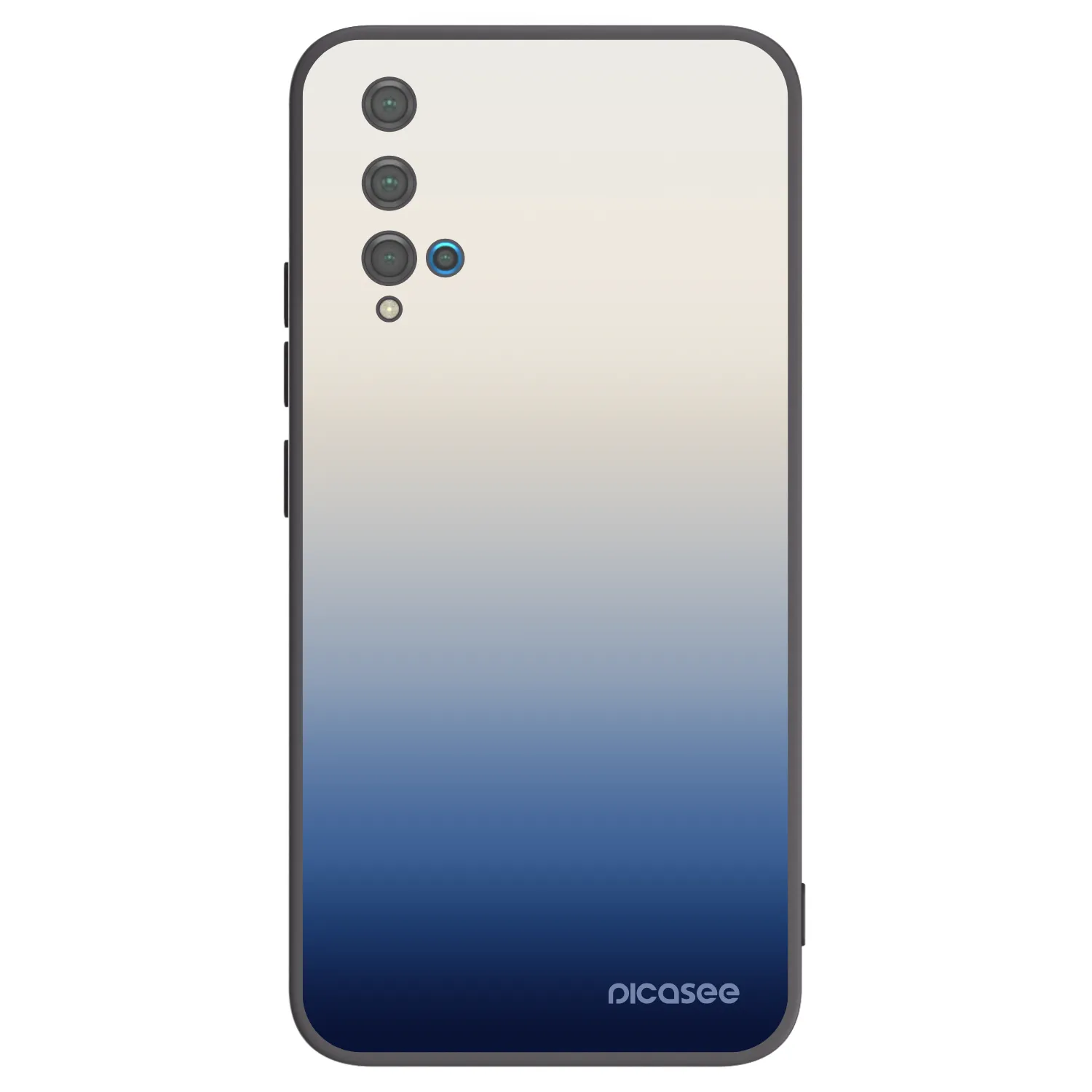 Picasee silikónový čierny obal pre Huawei Nova 5T - Gravity Fade