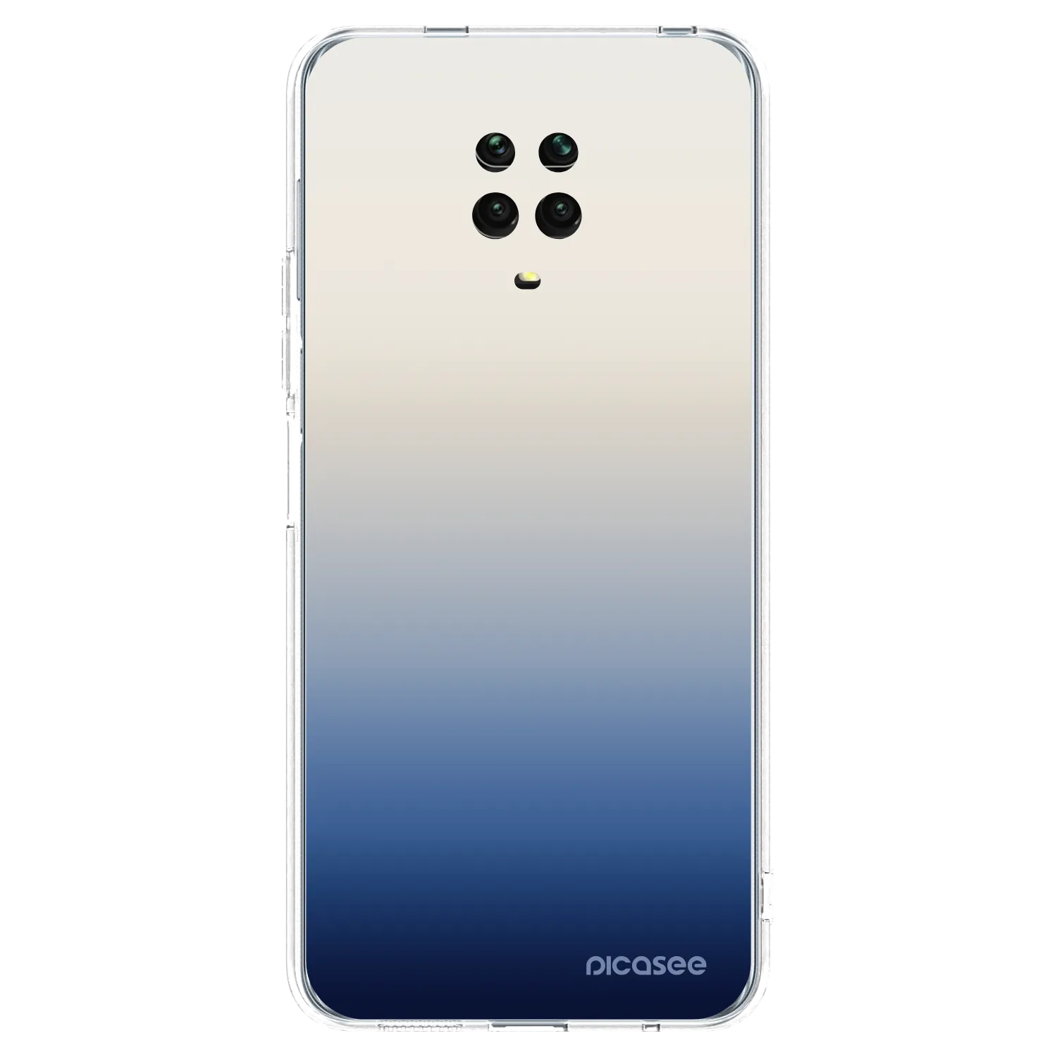 Picasee silikónový prehľadný obal pre Xiaomi Redmi Note 9 Pro - Gravity Fade