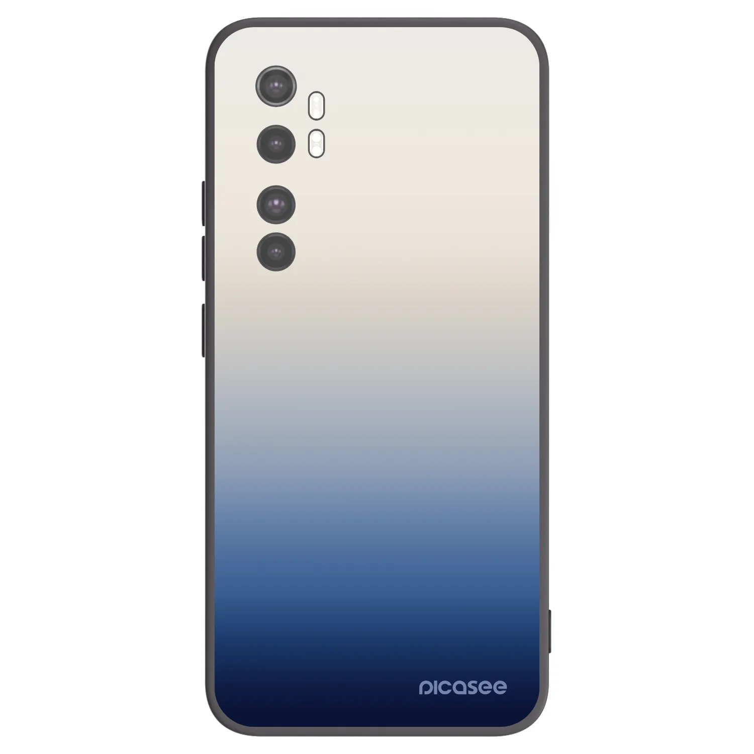 Picasee silikónový čierny obal pre Xiaomi Mi Note 10 Lite - Gravity Fade