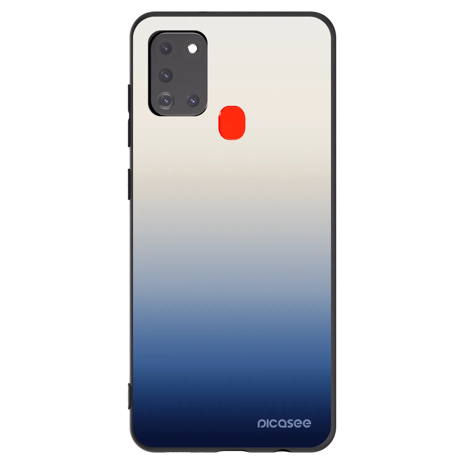 Picasee silikónový čierny obal pre Samsung Galaxy A21s - Gravity Fade
