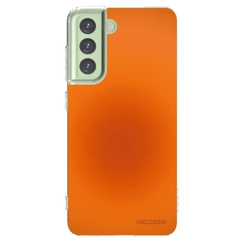 Picasee silikónový prehľadný obal pre Samsung Galaxy S21 FE 5G - Heat Core