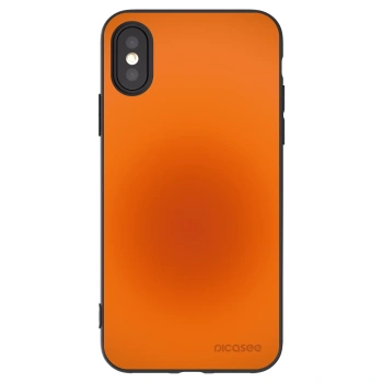 Picasee silikónový čierny obal pre Apple iPhone X/XS - Heat Core