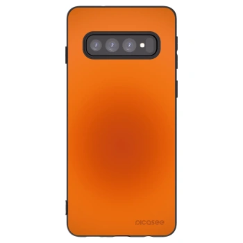 Picasee silikónový čierny obal pre Samsung Galaxy S10 G973 - Heat Core