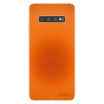 Picasee silikónový prehľadný obal pre Samsung Galaxy S10 Plus G975 - Heat Core