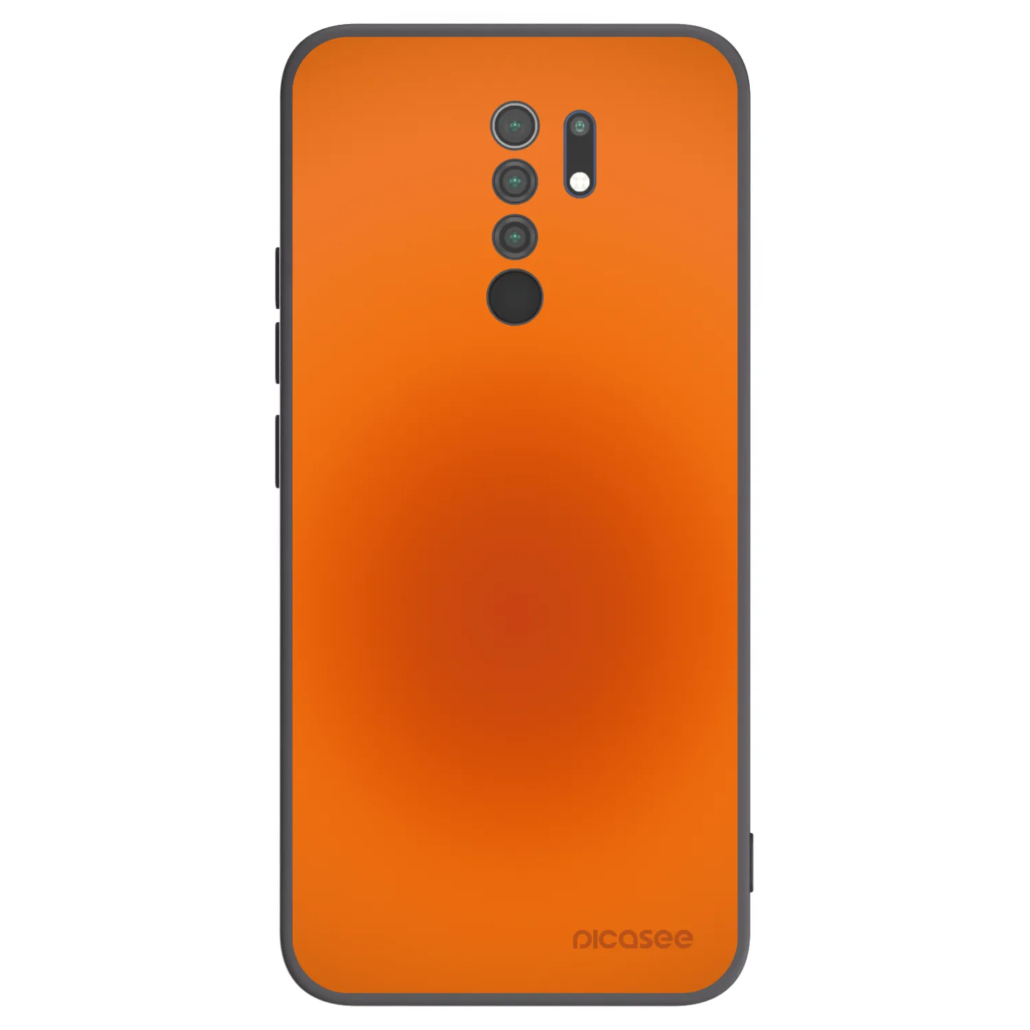 Picasee silikónový čierny obal pre Xiaomi Redmi 9 - Heat Core