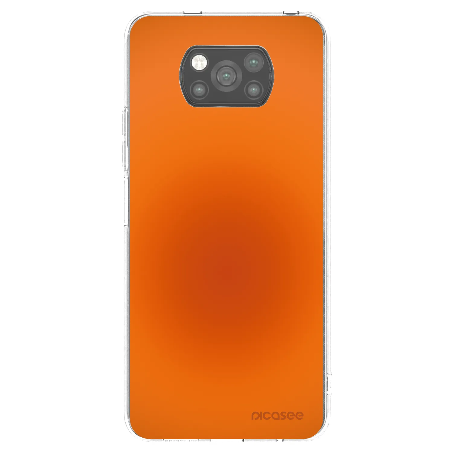 Picasee silikónový čierny obal pre Xiaomi Poco X3 - Heat Core