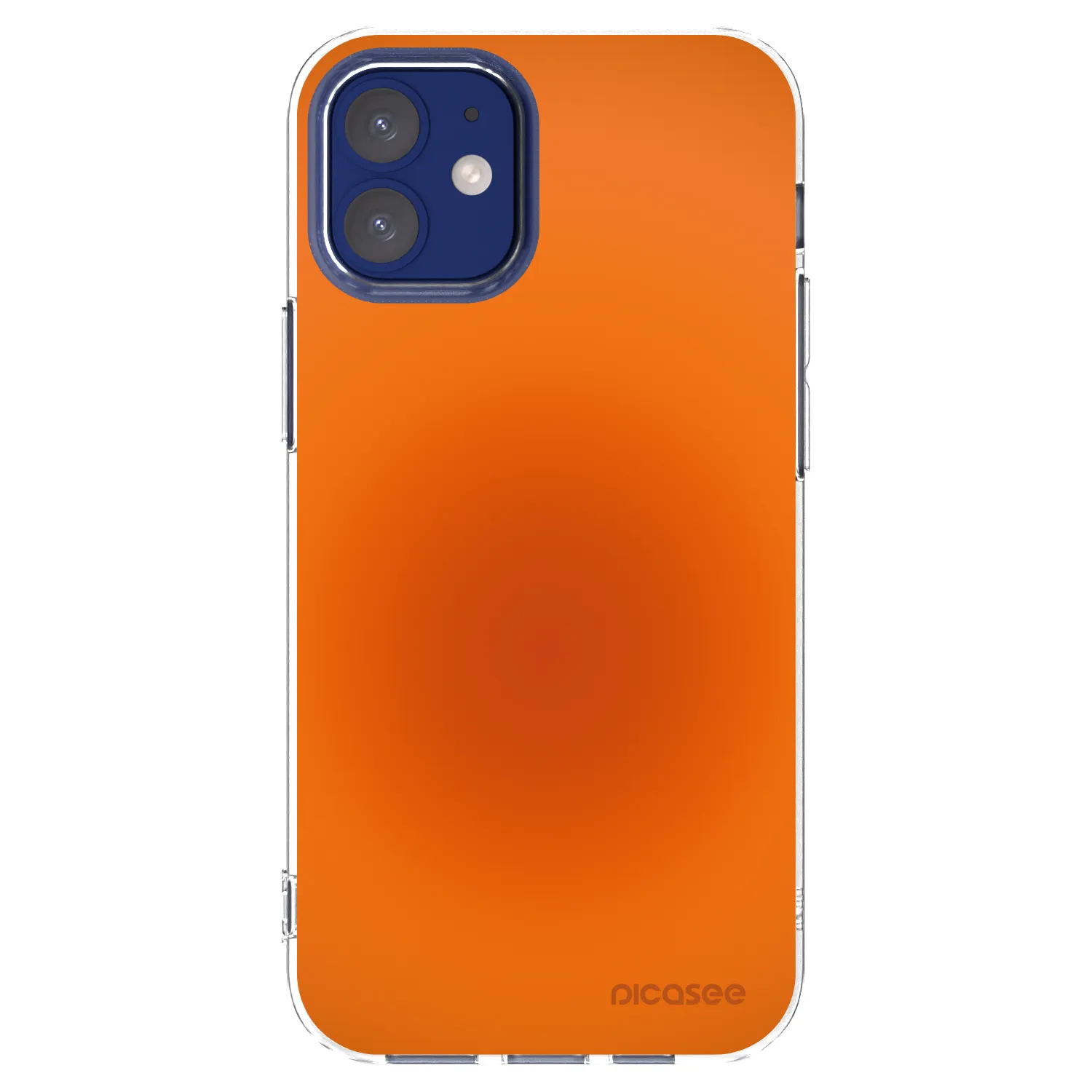 Picasee silikónový prehľadný obal pre Apple iPhone 12 mini - Heat Core