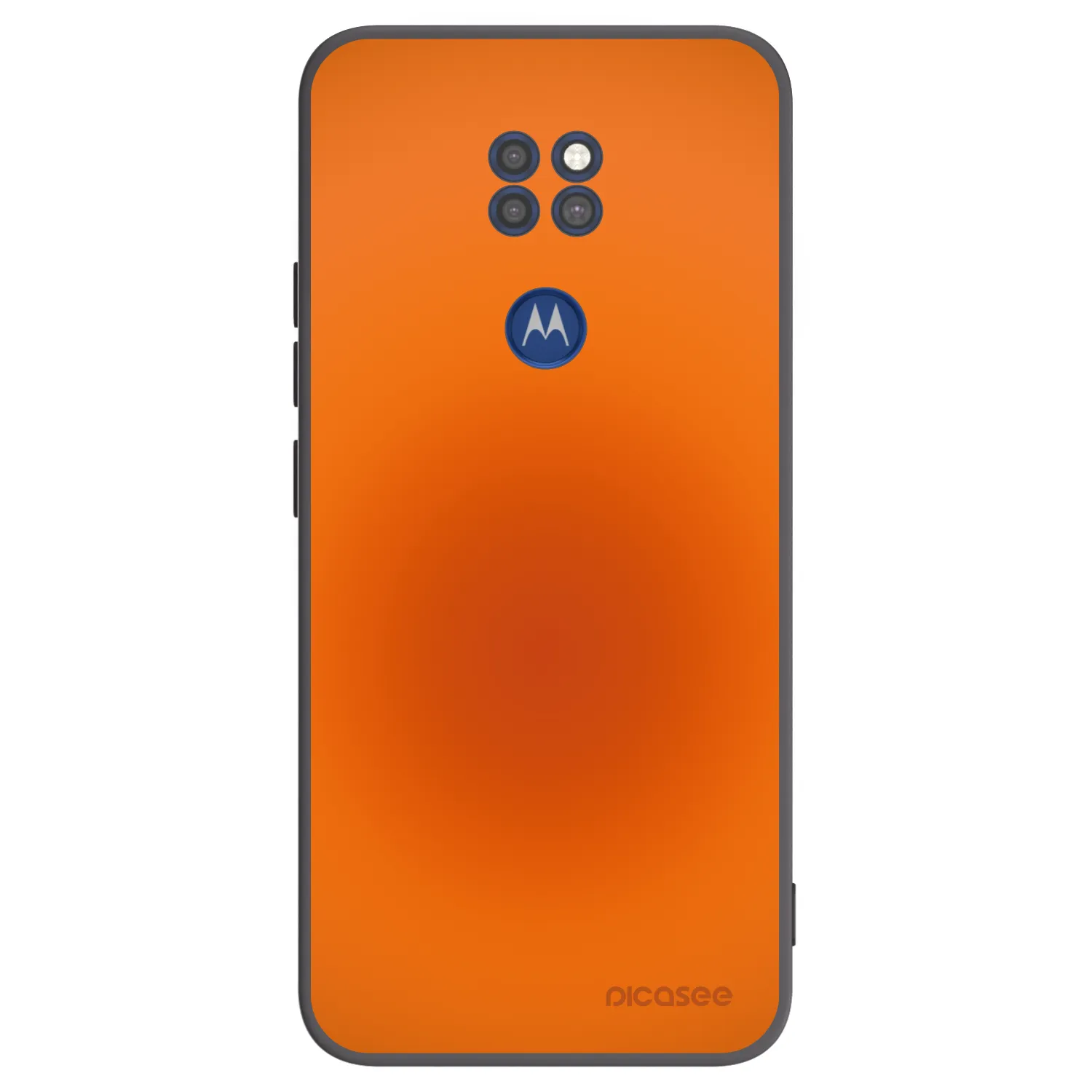 Picasee silikónový čierny obal pre Motorola Moto G9 Play - Heat Core