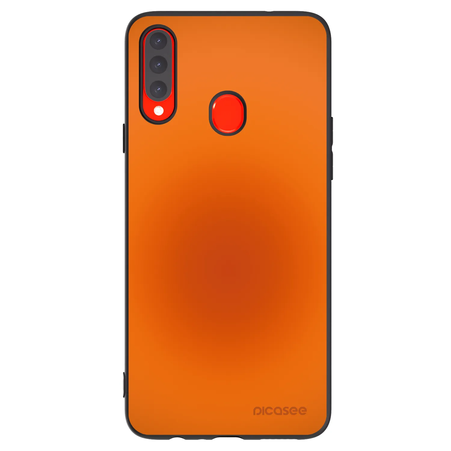 Picasee silikónový čierny obal pre Samsung Galaxy A20s - Heat Core