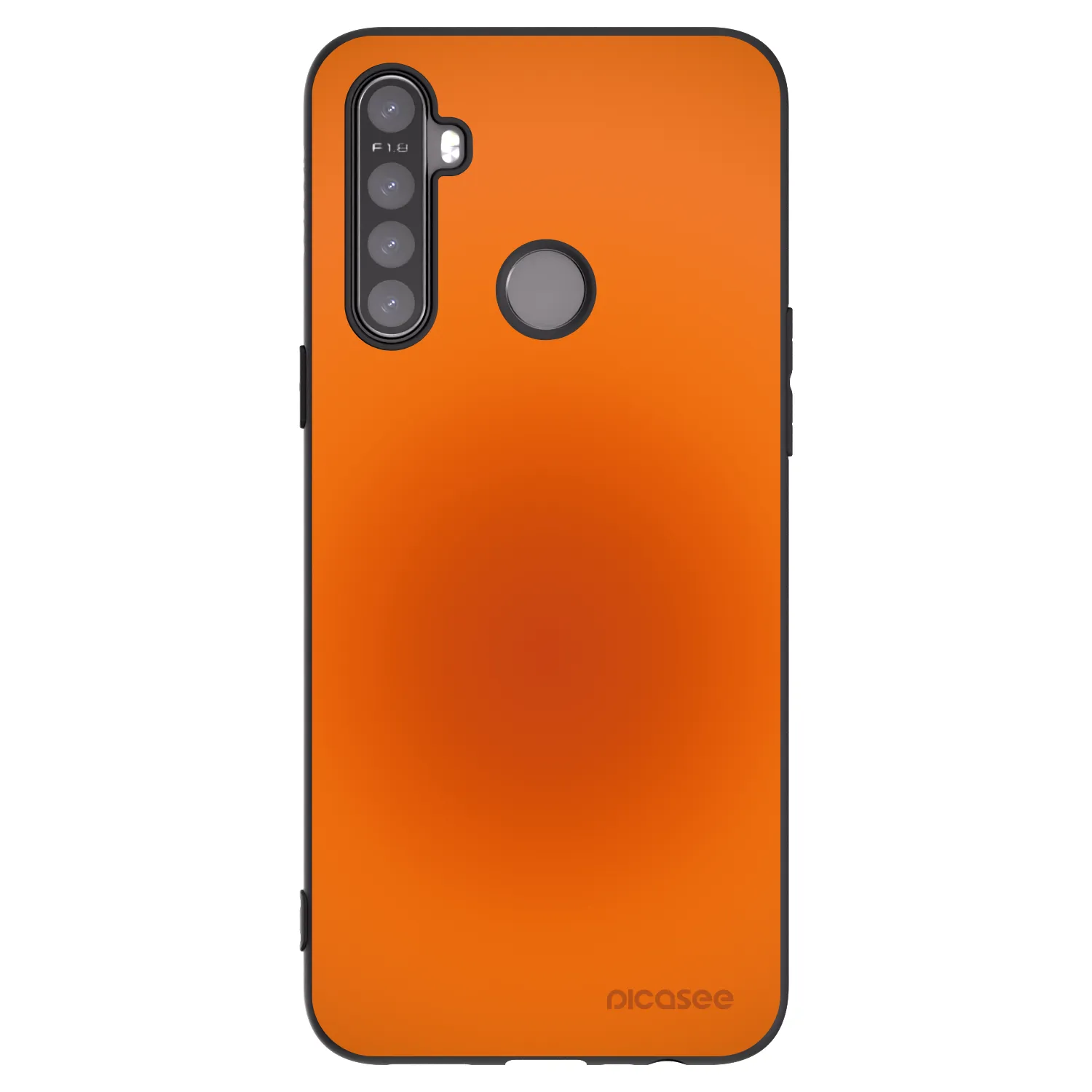 Picasee silikónový čierny obal pre Realme 6i - Heat Core