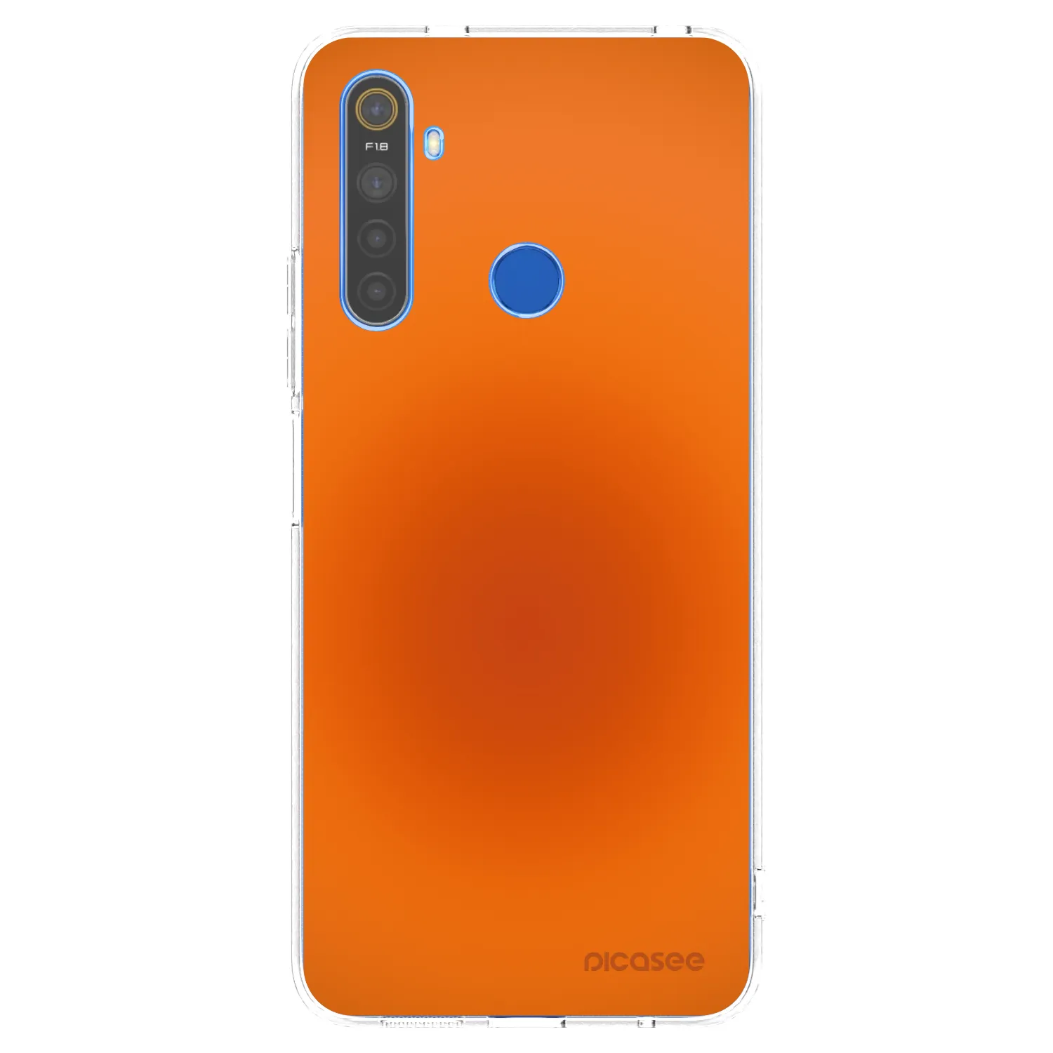 Picasee silikónový prehľadný obal pre Realme 5 - Heat Core