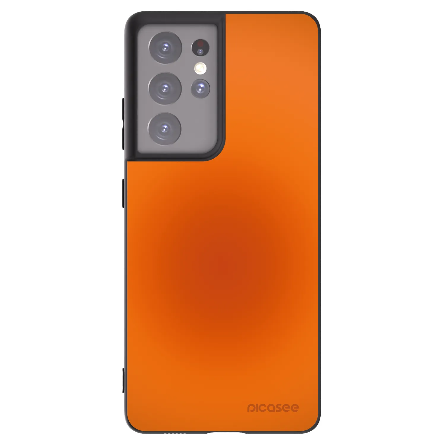 Picasee silikónový čierny obal pre Samsung Galaxy S21 Ultra 5G G998B - Heat Core