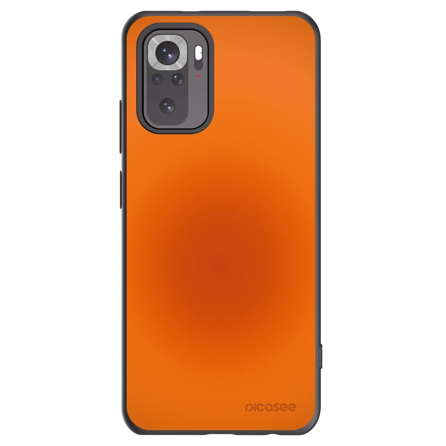 Picasee silikónový čierny obal pre Xiaomi Redmi Note 10 - Heat Core